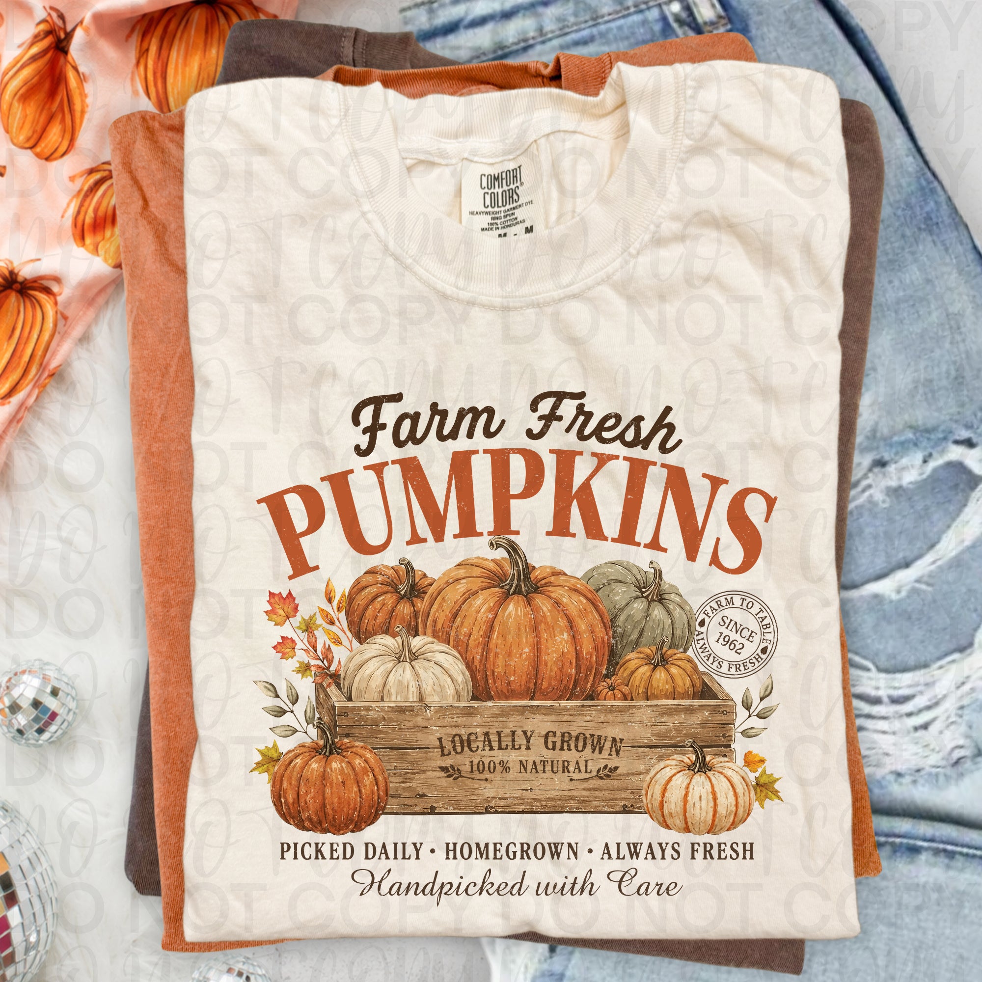 Farm Fresh Pumpkins PNG