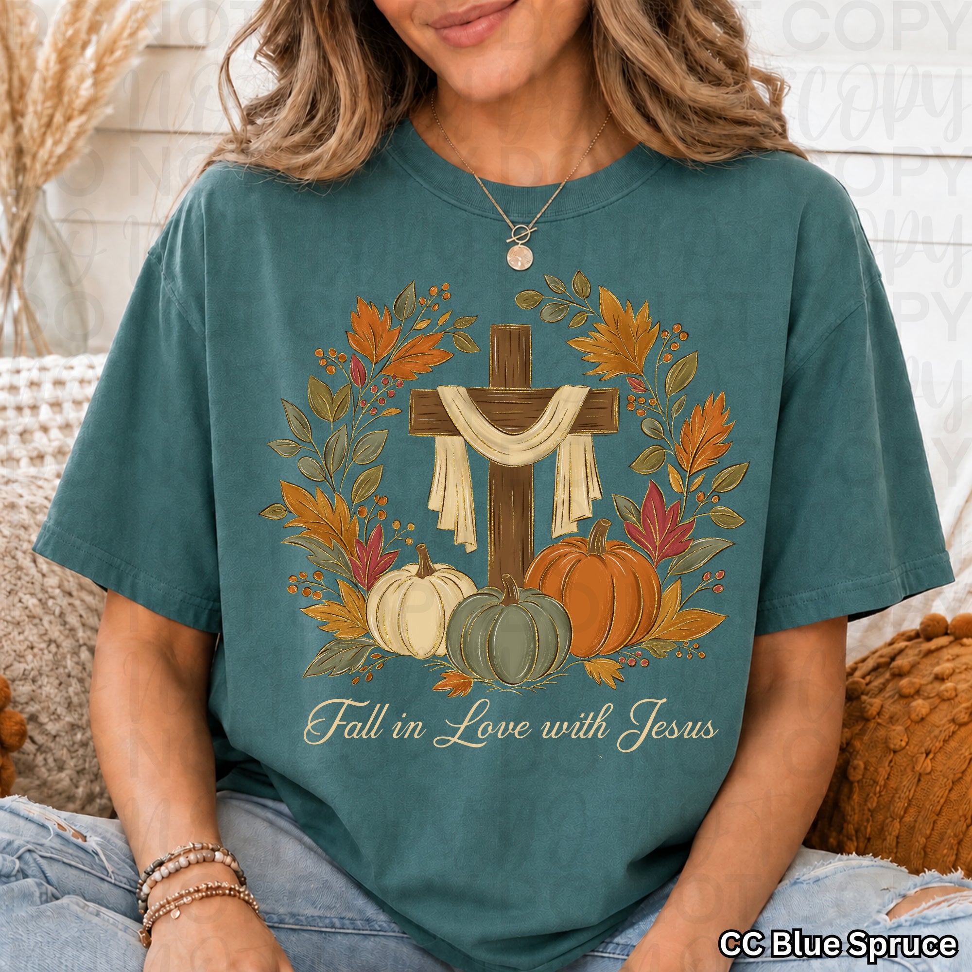 Fall in Love with Jesus PNG