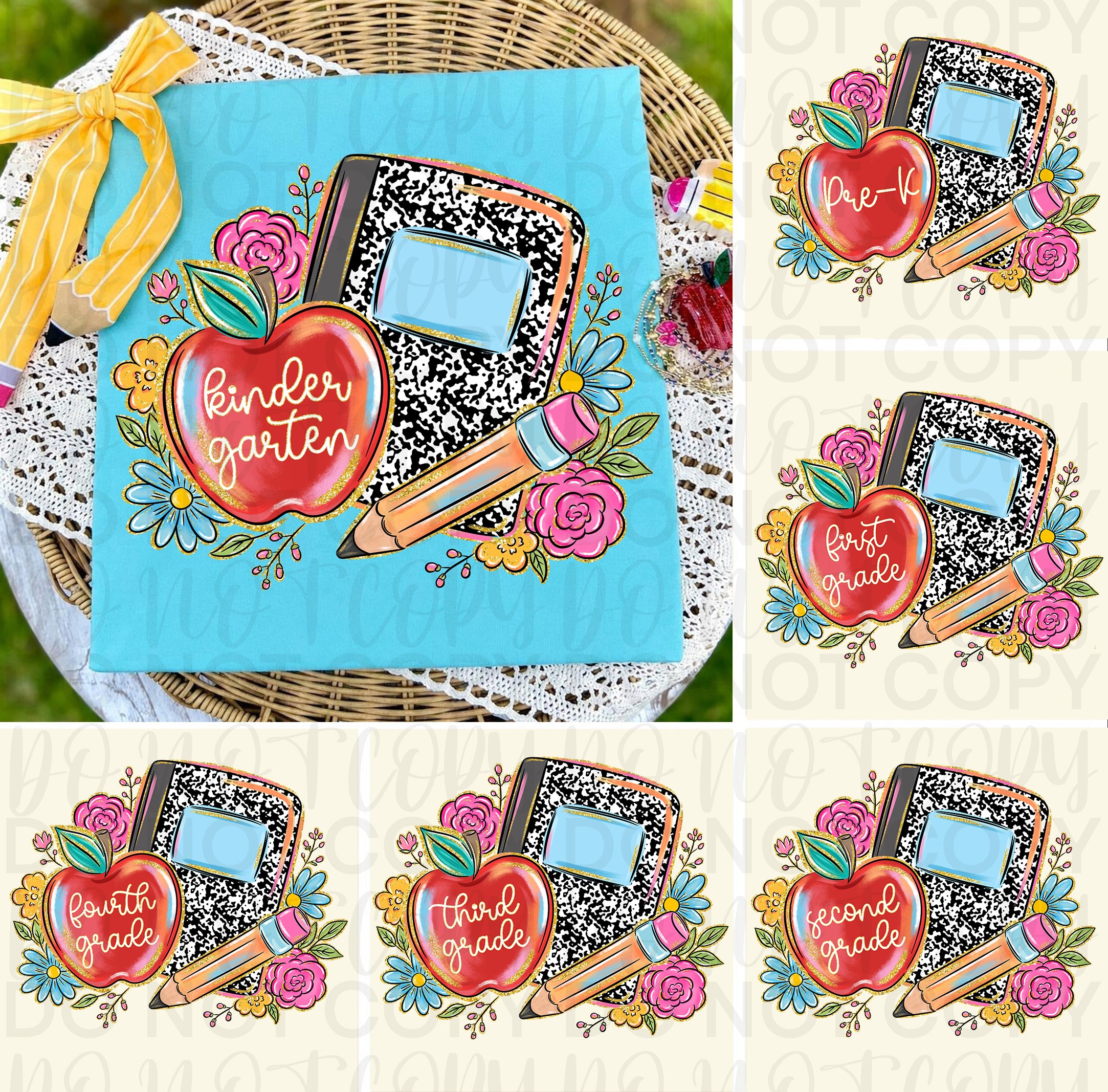 Floral Back to School Grade Level Bundle