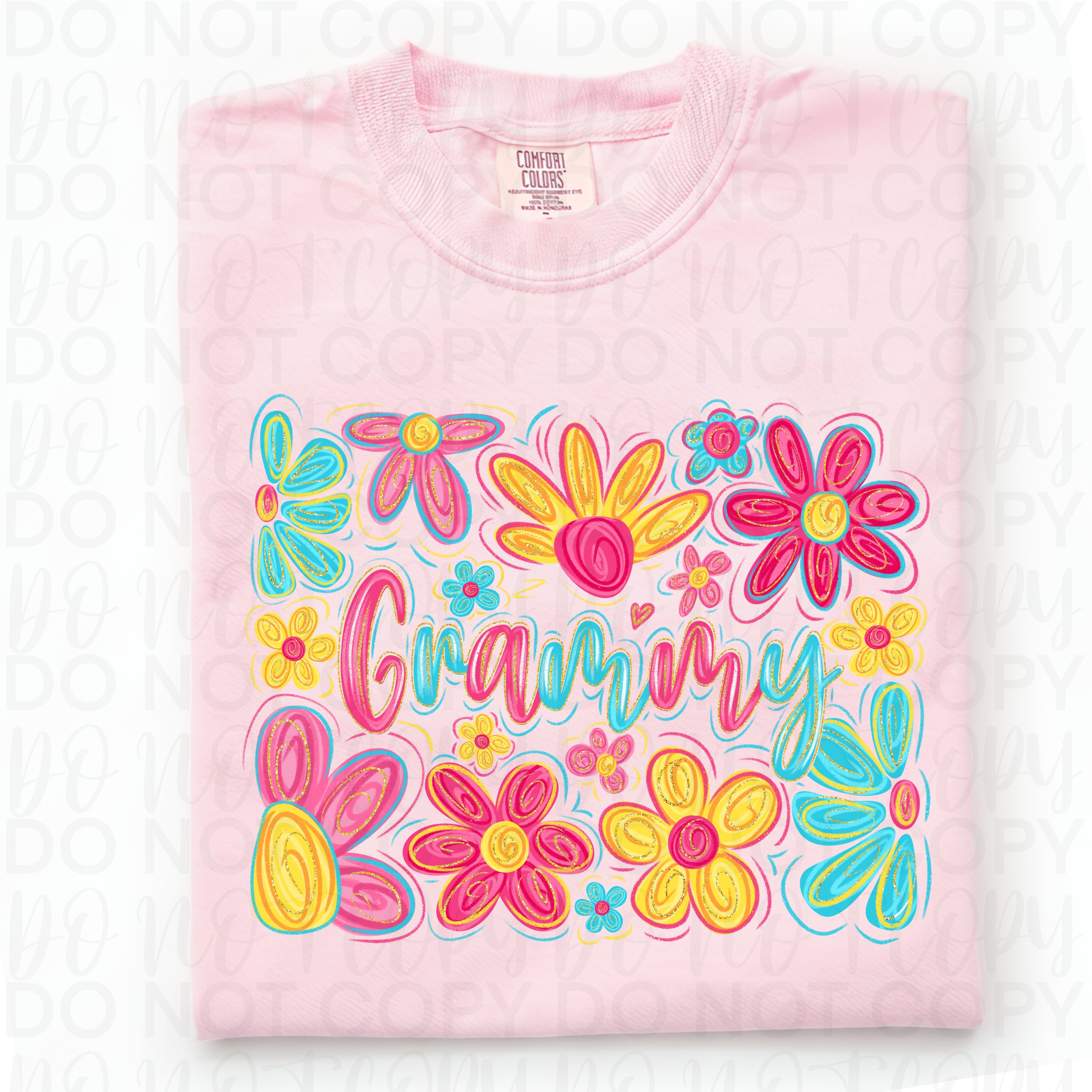 Floral Grammy PNG