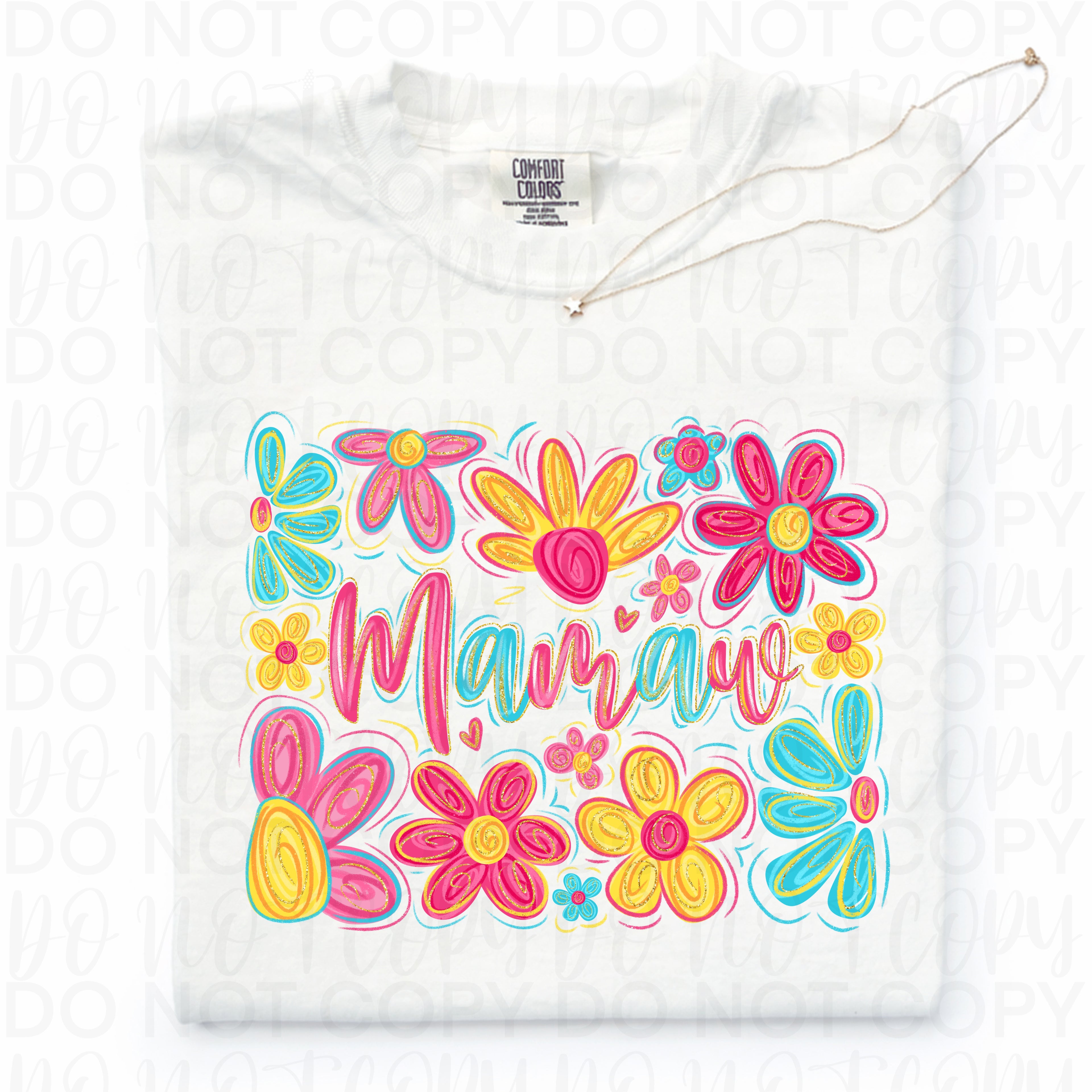 Floral Mamaw PNG