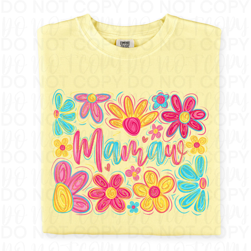 Floral Mamaw PNG
