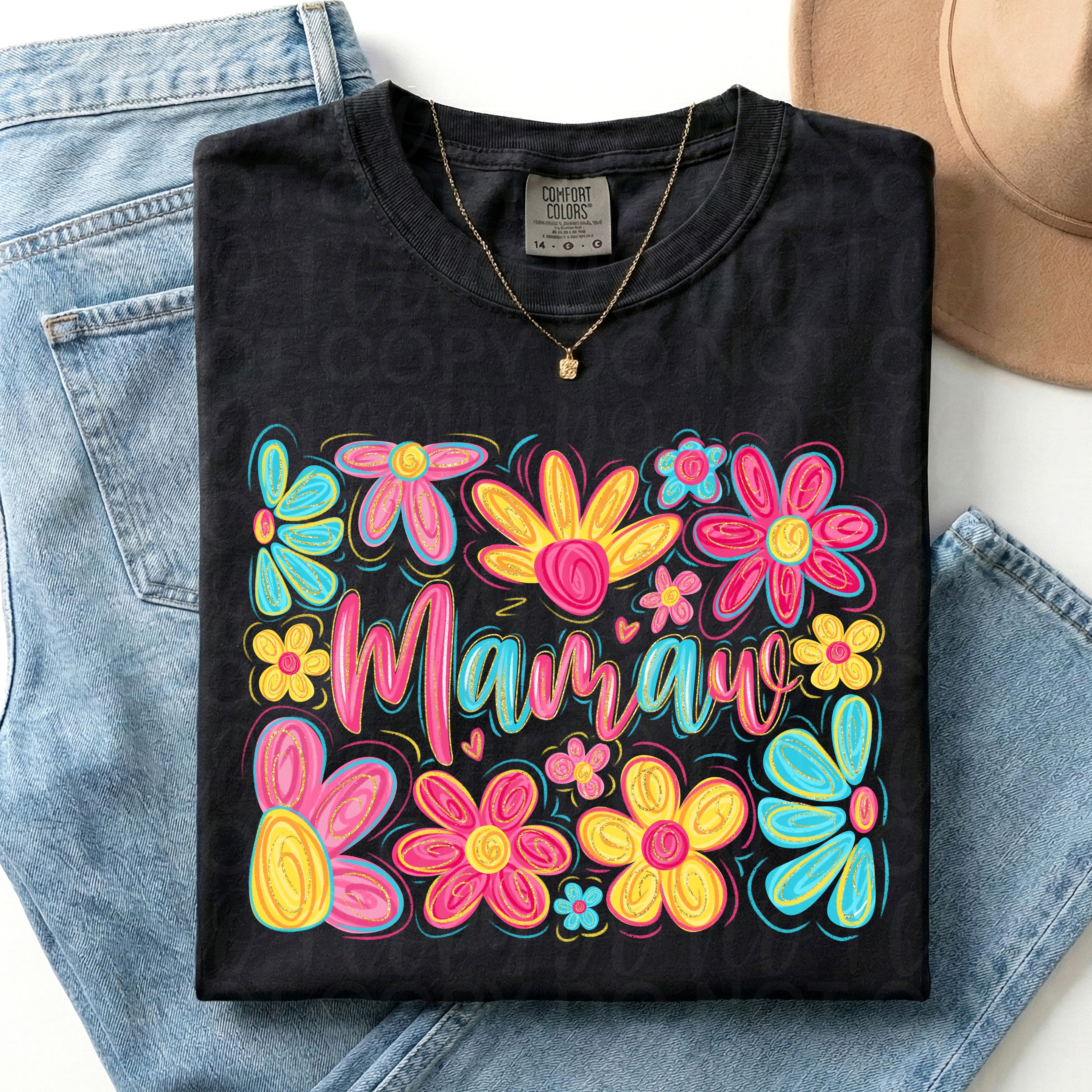 Floral Mamaw PNG
