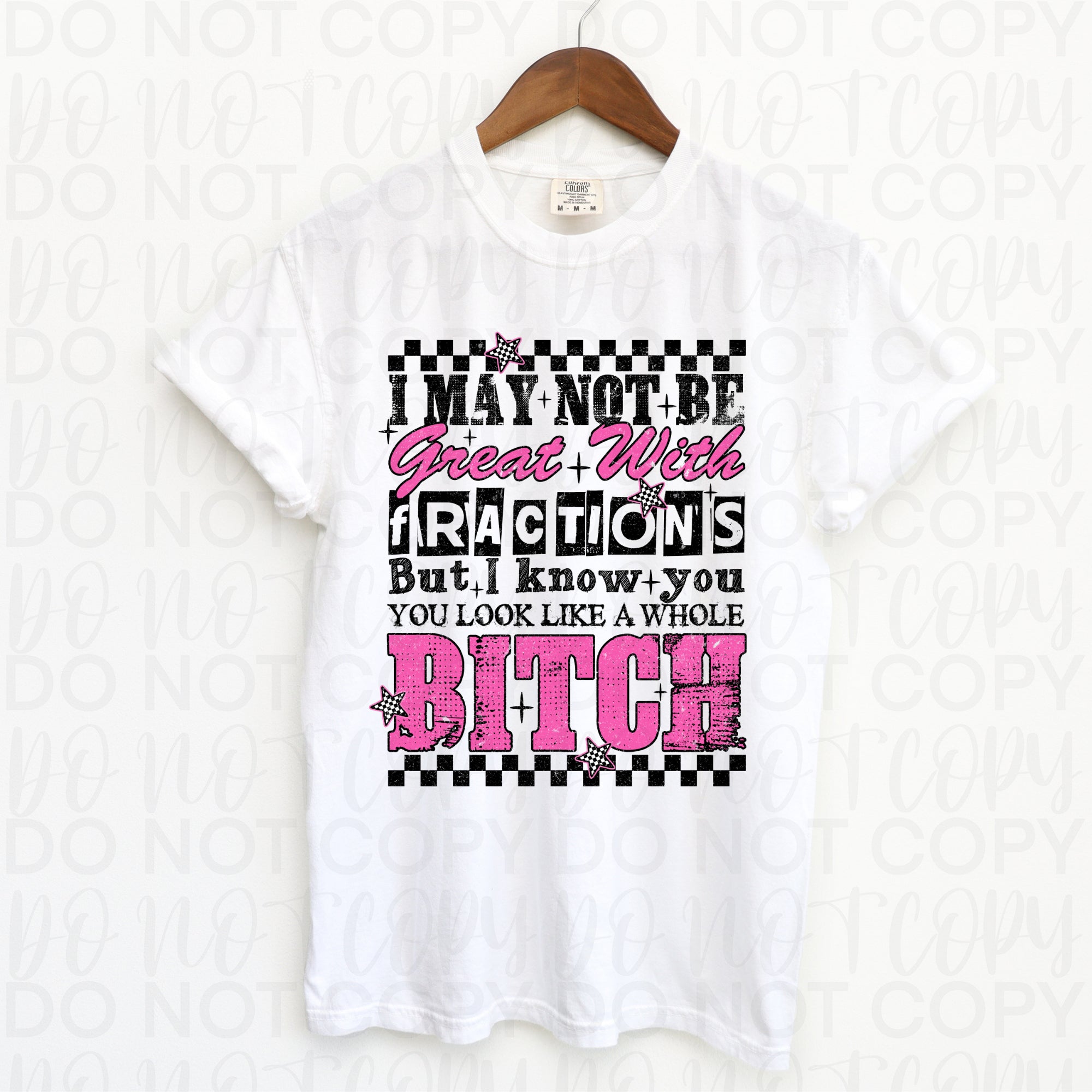 Not Great With Fractions Sarcastic PNG