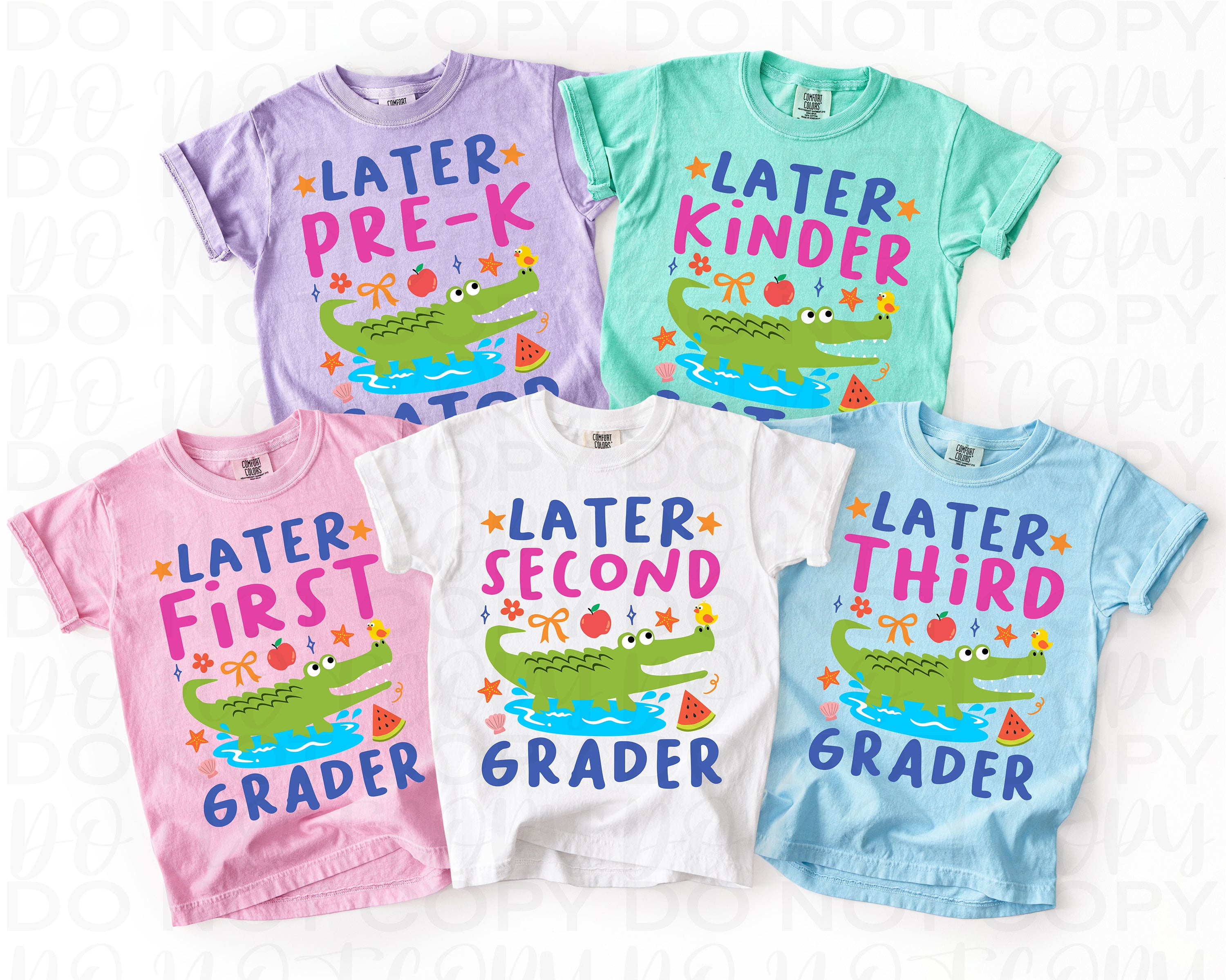 Later Gator GIRL AND BOY Prek - 5th Grade Level Bundle