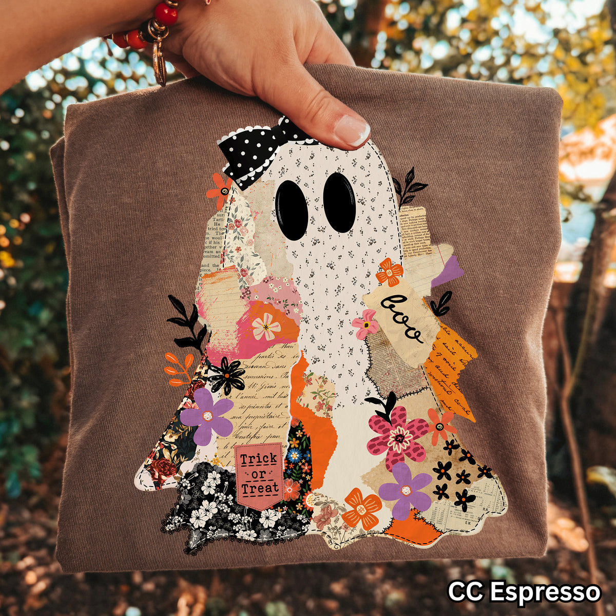 Scrapbook Ghost Collage PNG