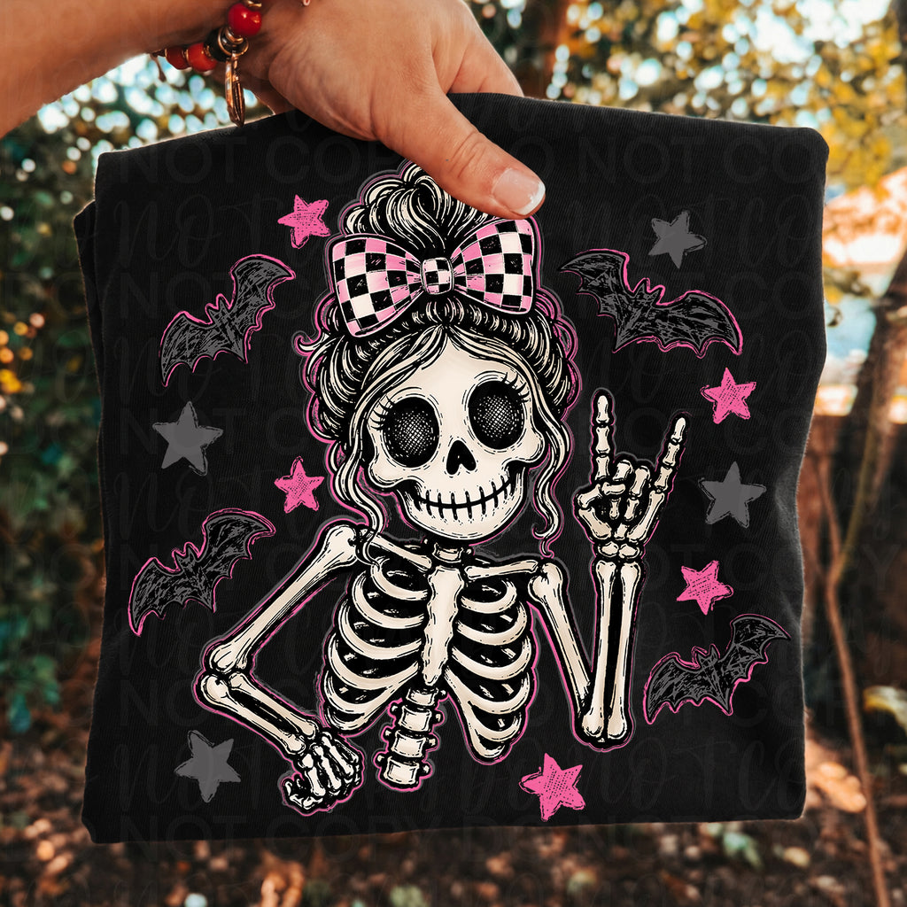 Girl Halloween Skeleton PNG