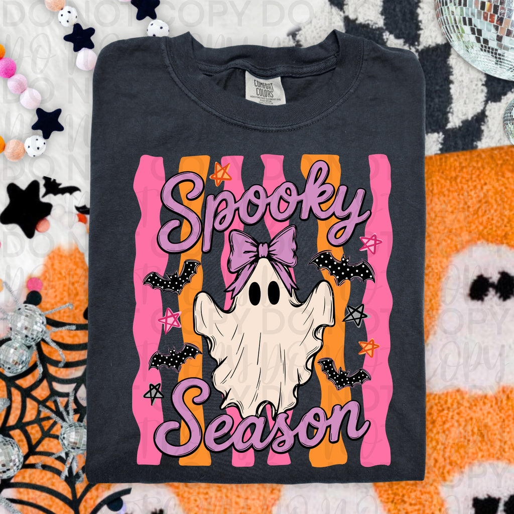Preppy Spooky Season Ghost PNG