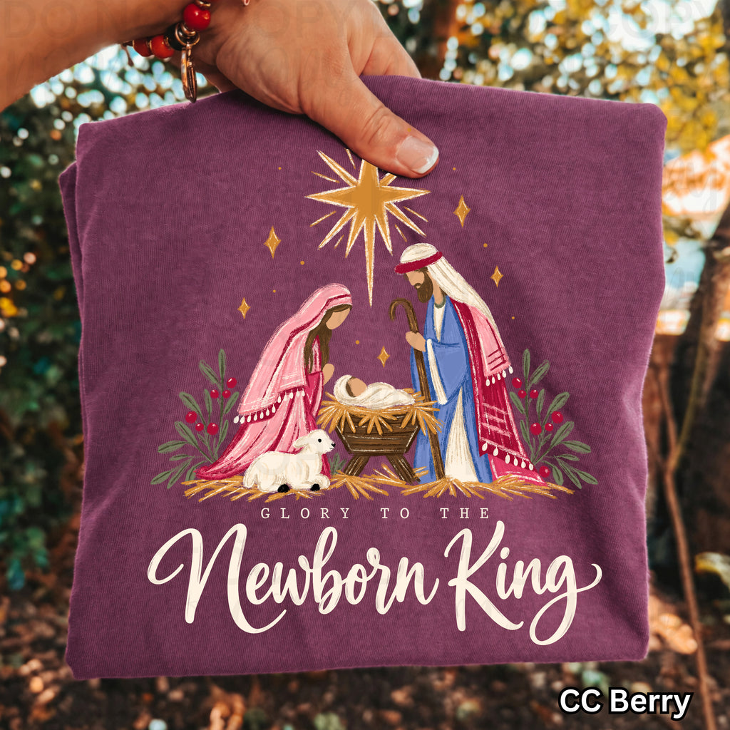 Glory to the Newborn King PNG