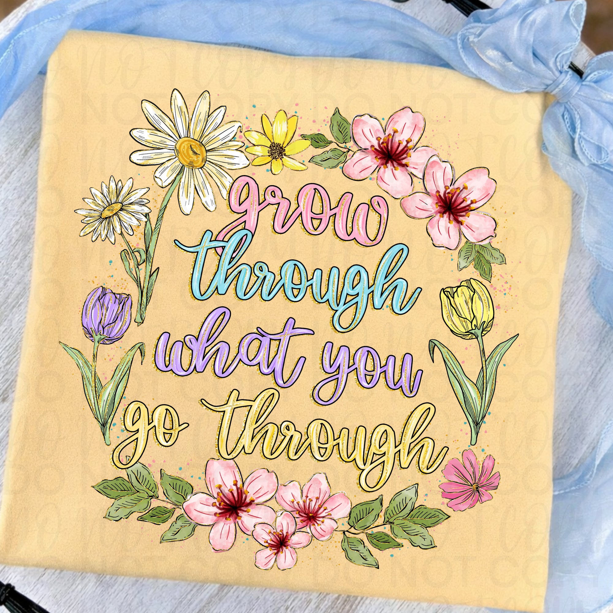 Grow Through What You Go Through PNG
