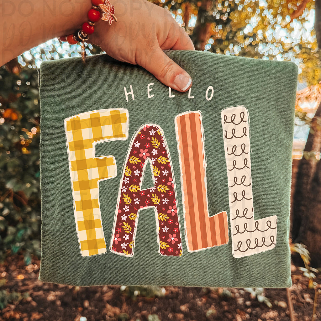 Hello Fall PNG