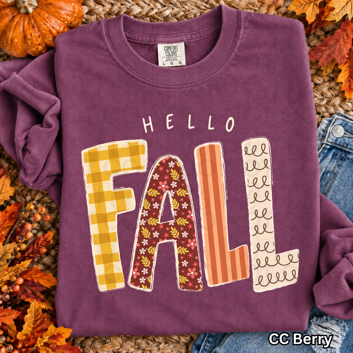 Hello Fall PNG