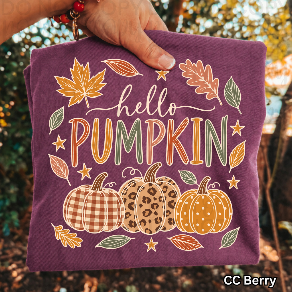 Hello Pumpkin PNG