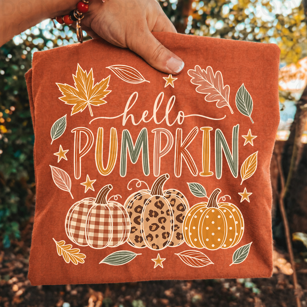 Hello Pumpkin PNG