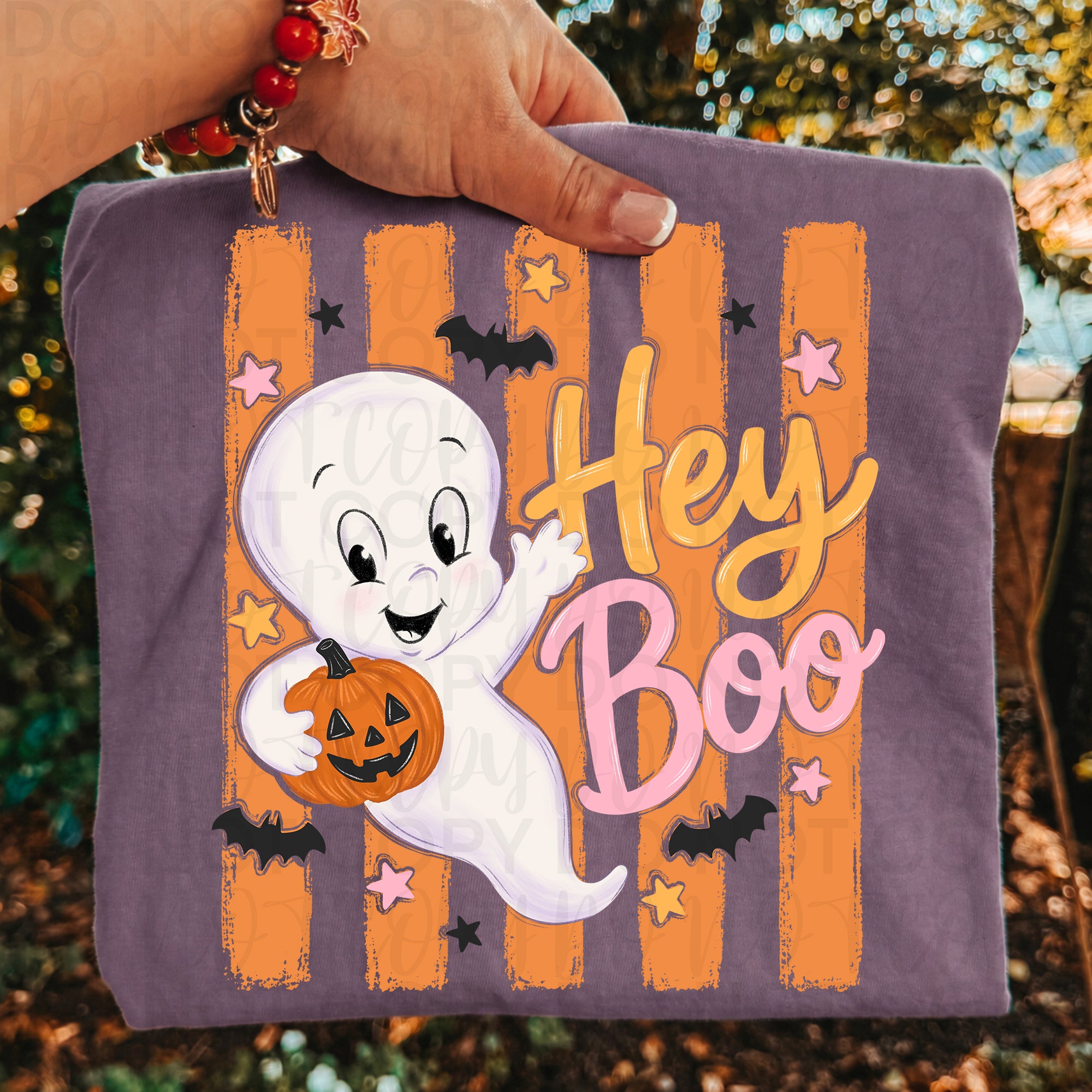 Hey Boo Ghost PNG