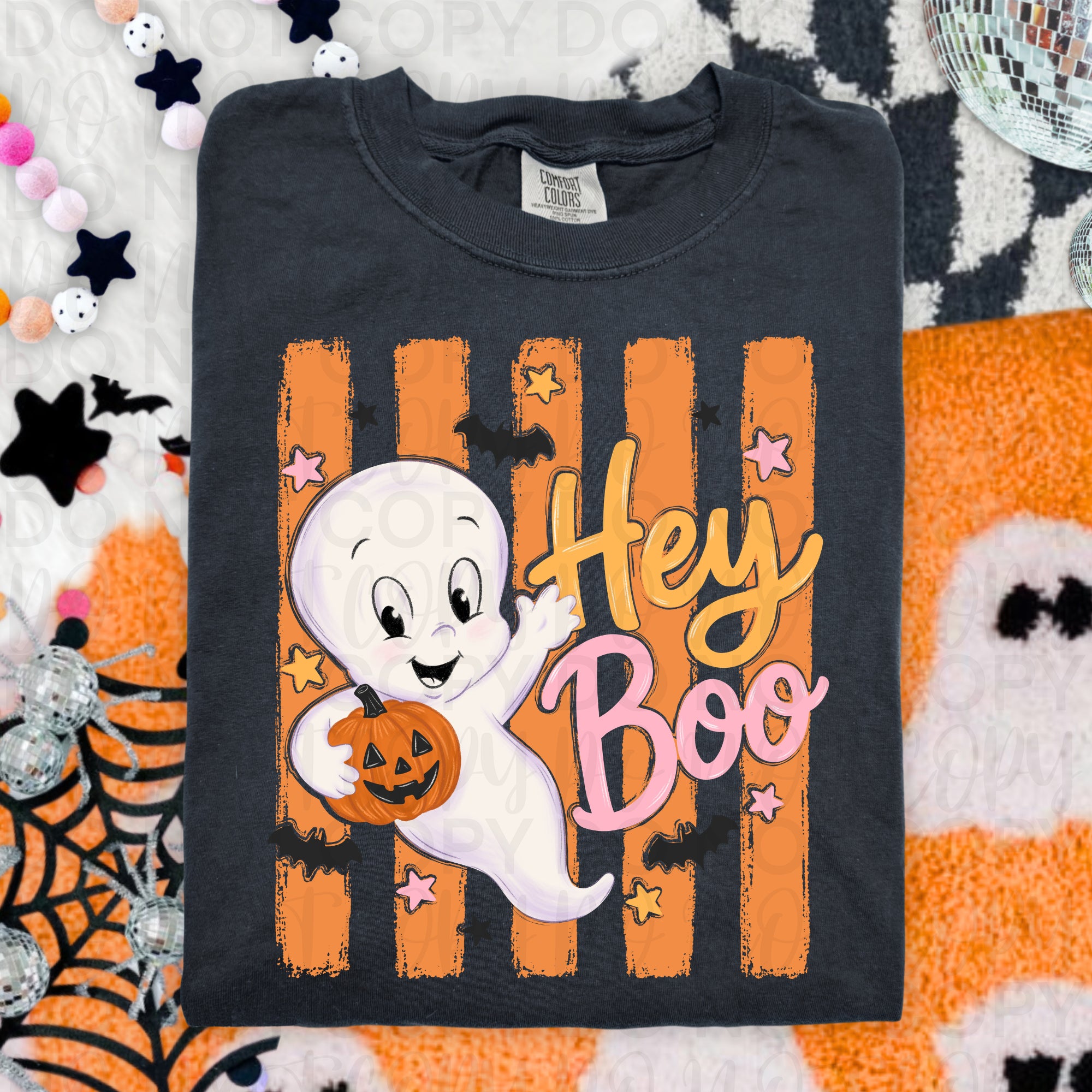 Hey Boo Ghost PNG