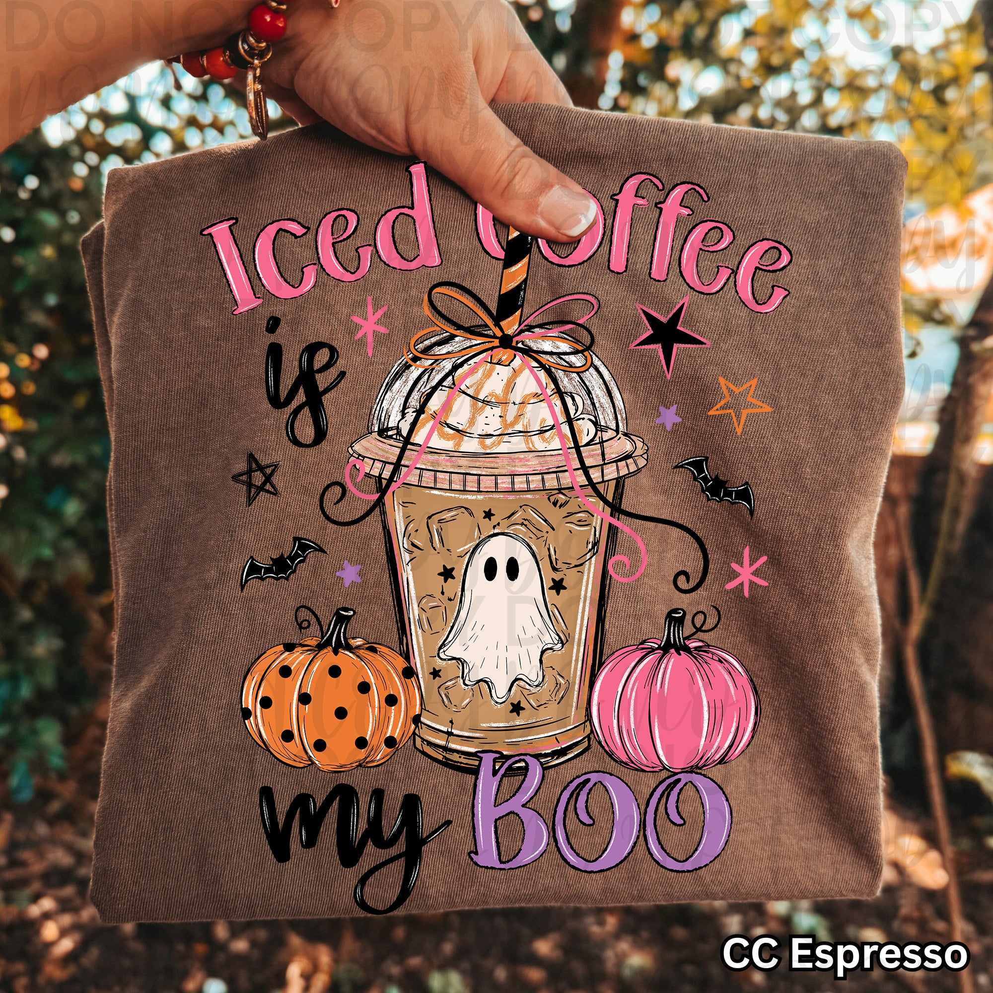 Iced Coffee is My Boo PNG