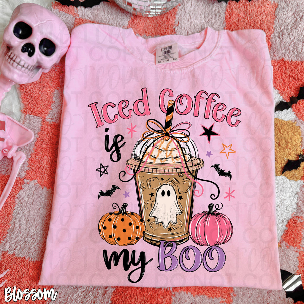 Iced Coffee is My Boo PNG