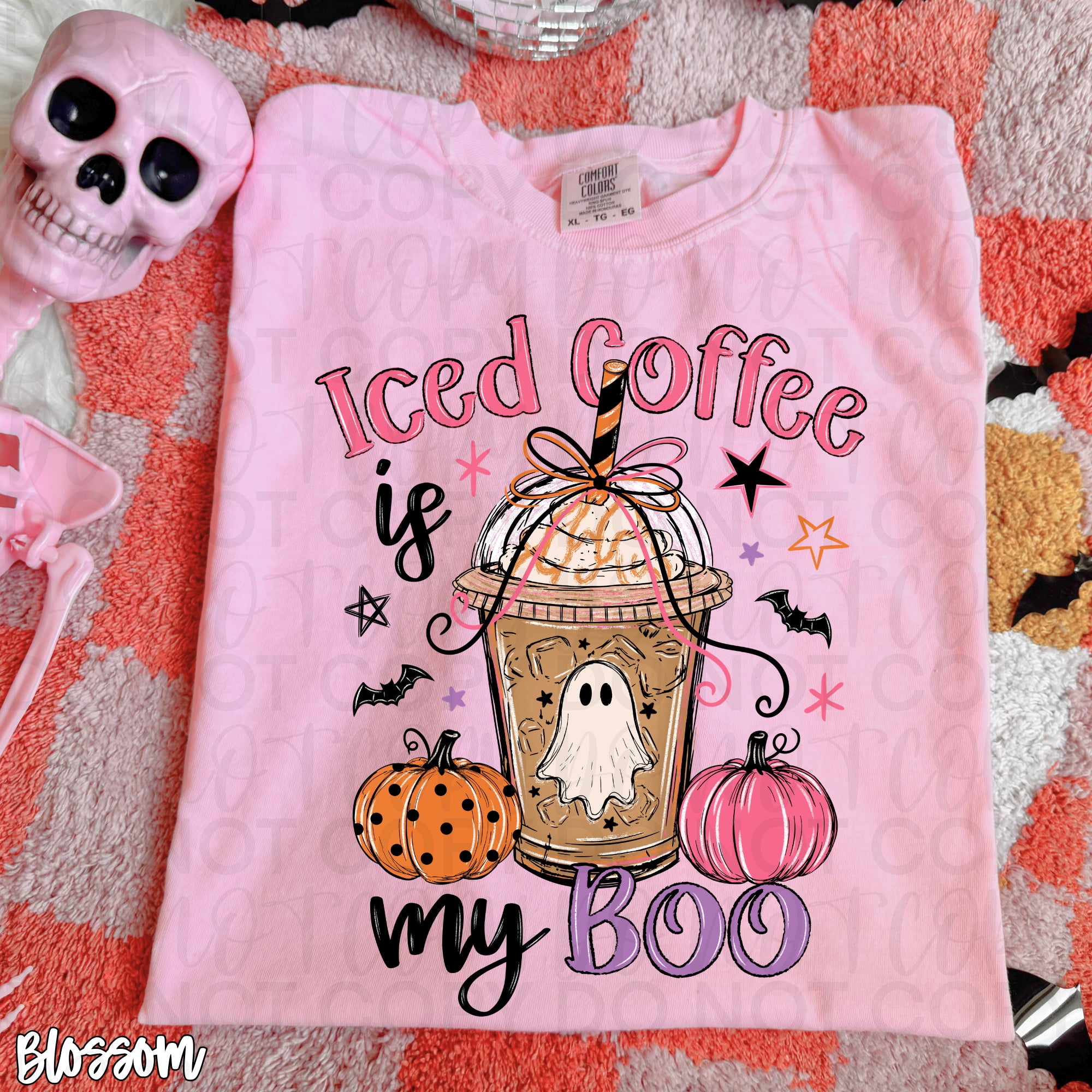Iced Coffee is My Boo PNG