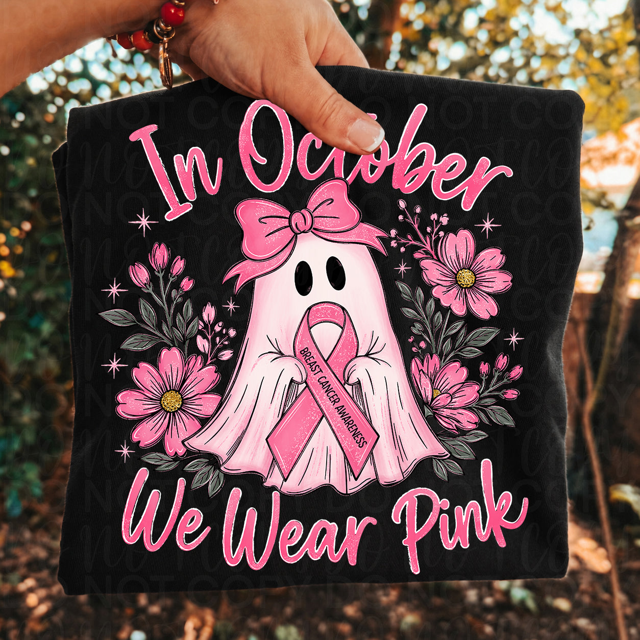 In October We Wear Pink PNG