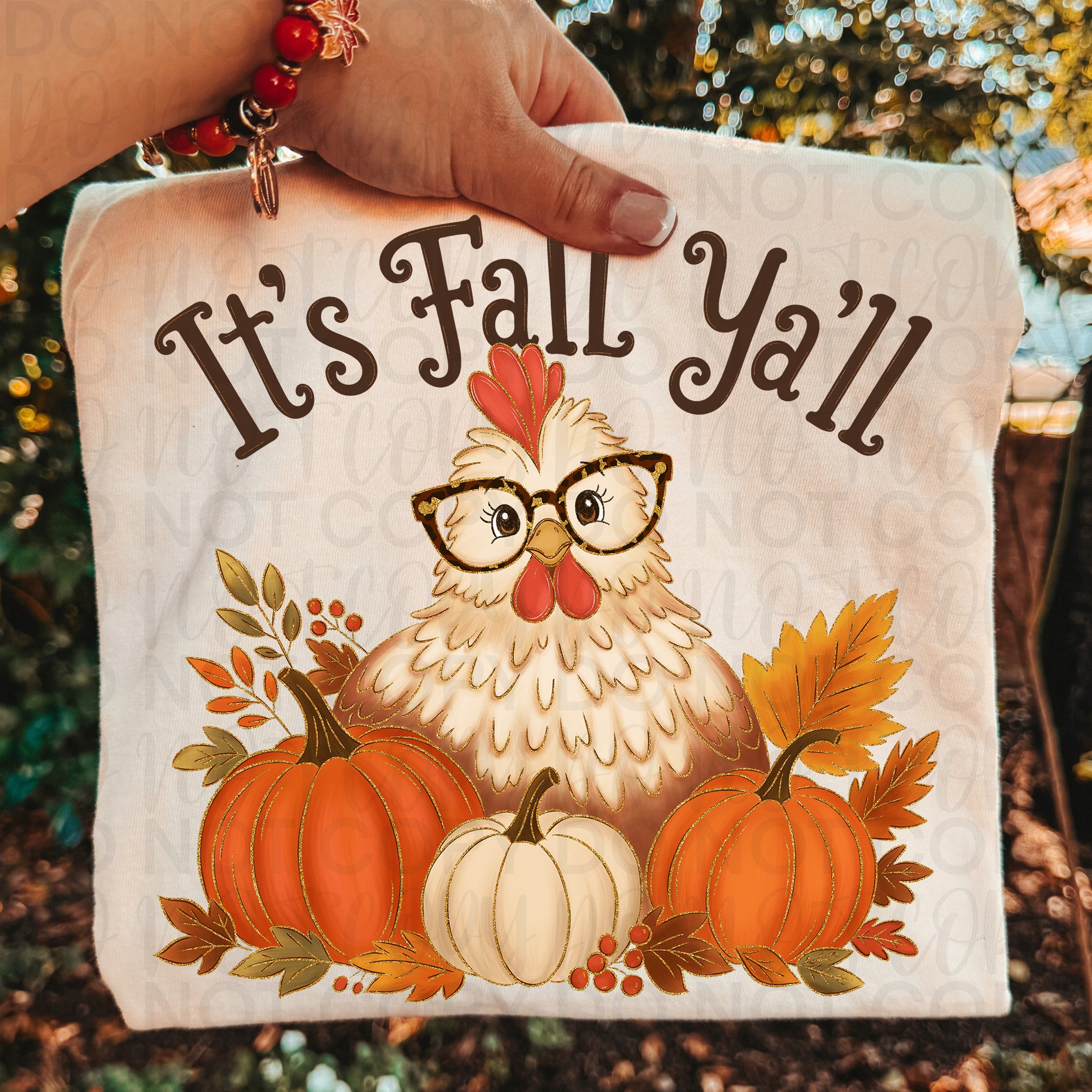 It's Fall Ya'll Chicken PNG
