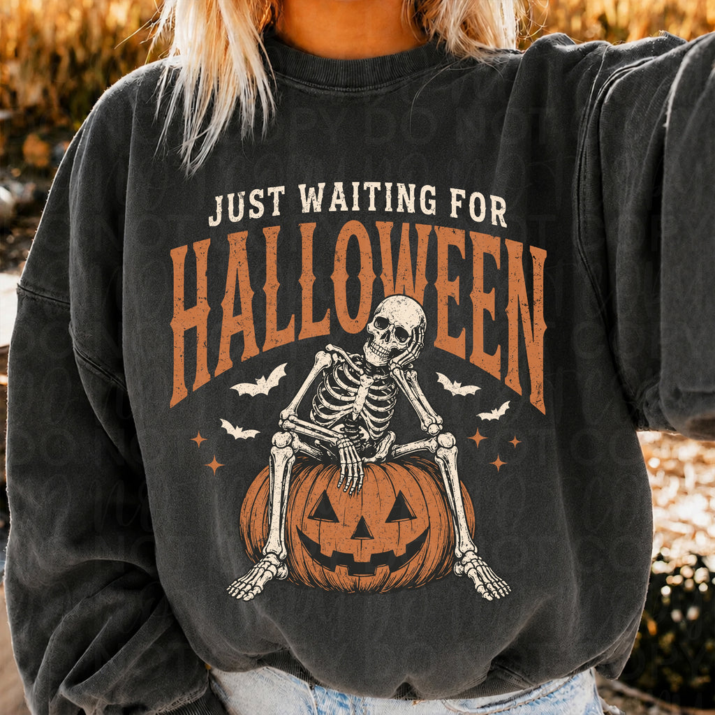 Just Waiting for Halloween PNG
