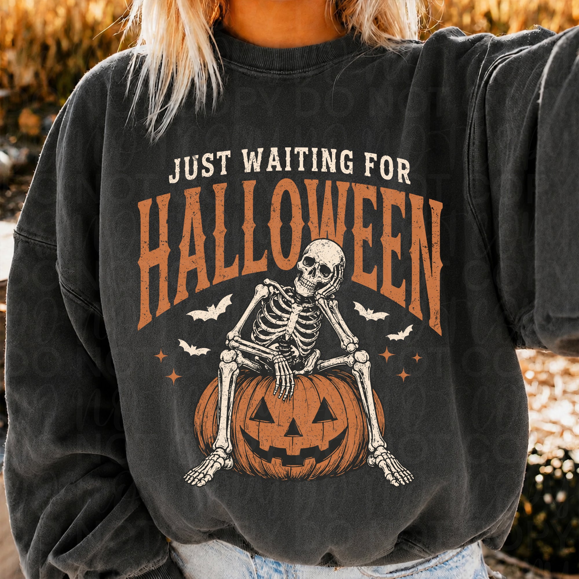 Just Waiting for Halloween PNG