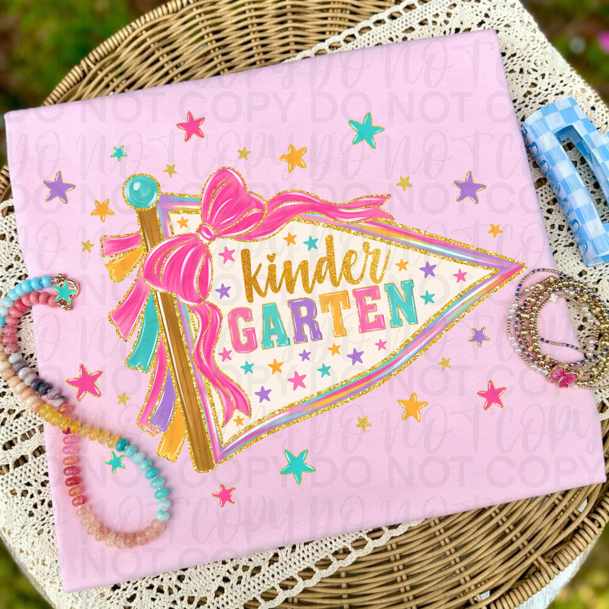 Preppy Back to School Pennant Banner Bundle
