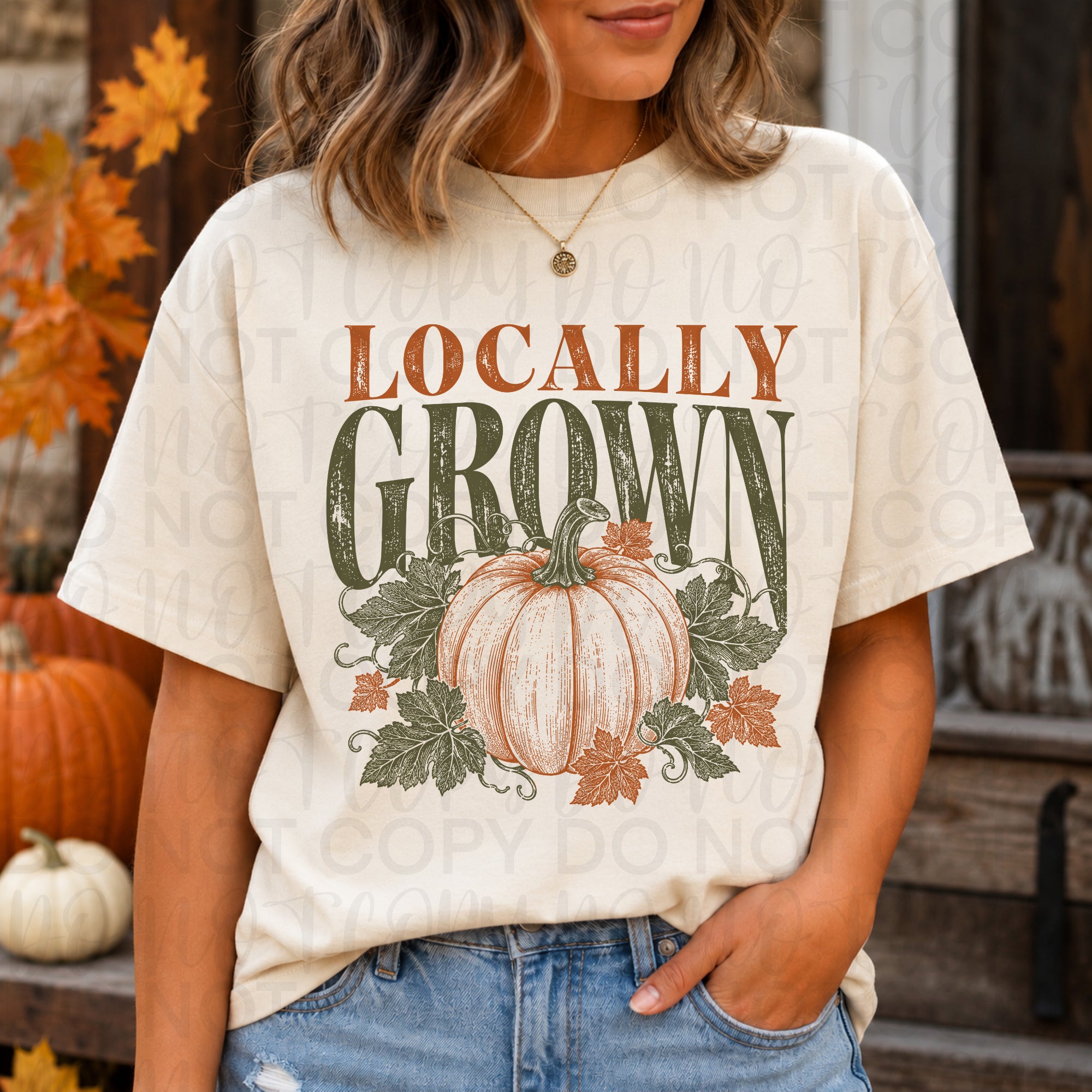 Locally Grown Pumpkin PNG