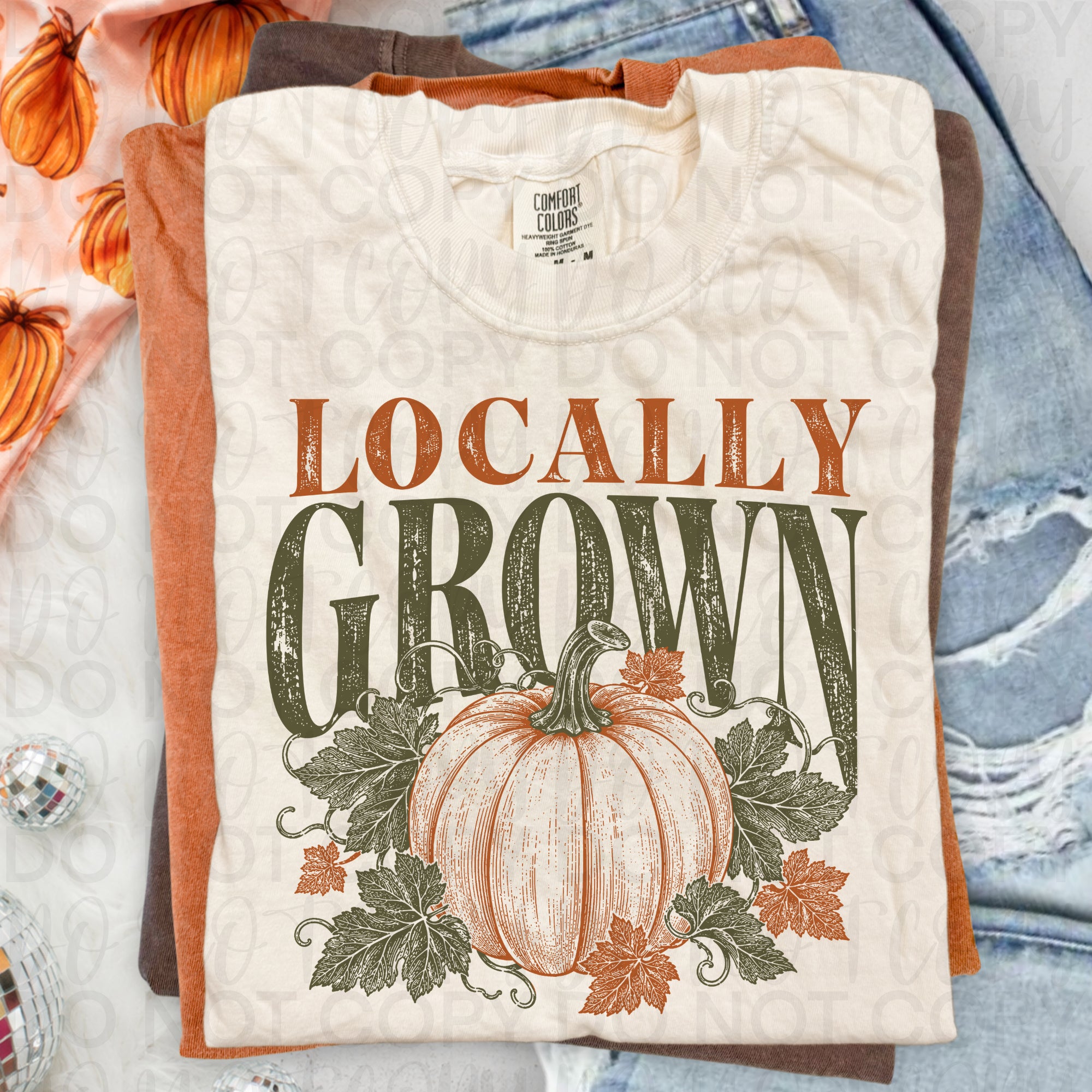 Locally Grown Pumpkin PNG