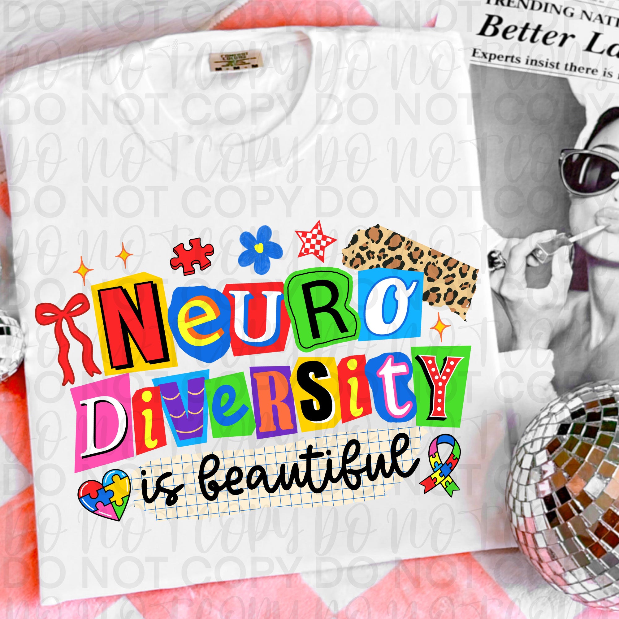 Neurodiversity is Beautiful PNG
