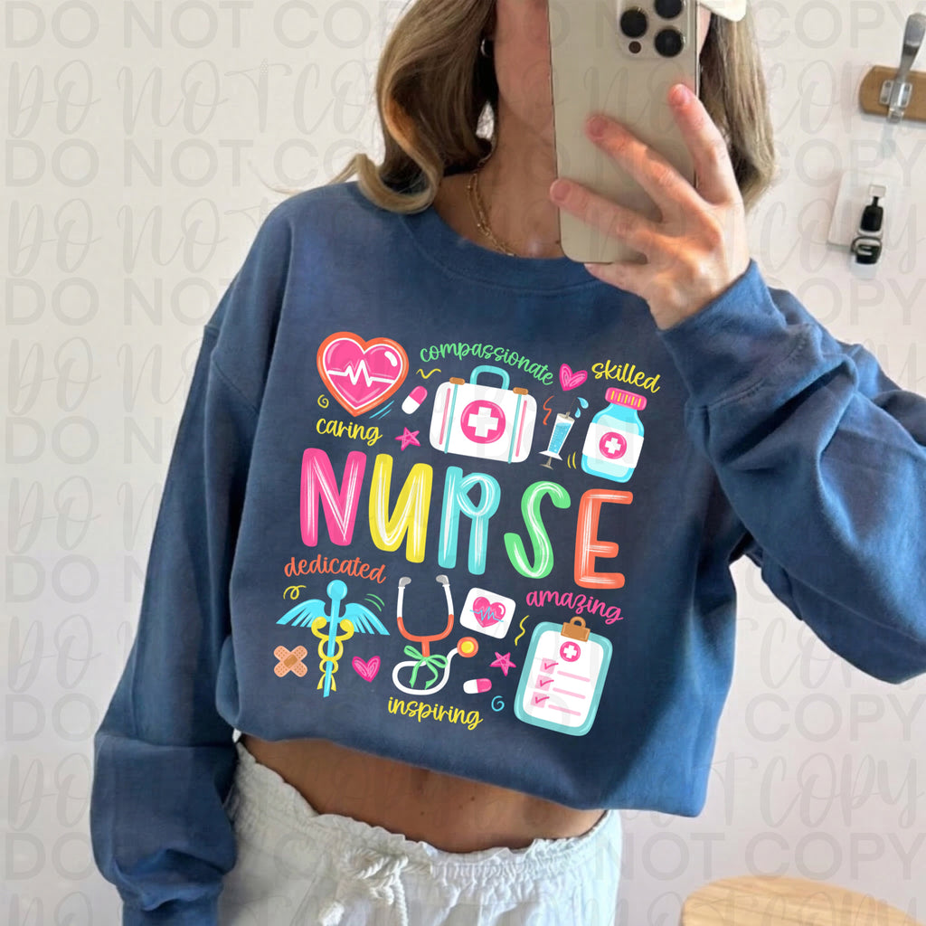 Inspirational Nurse Doodles PNG