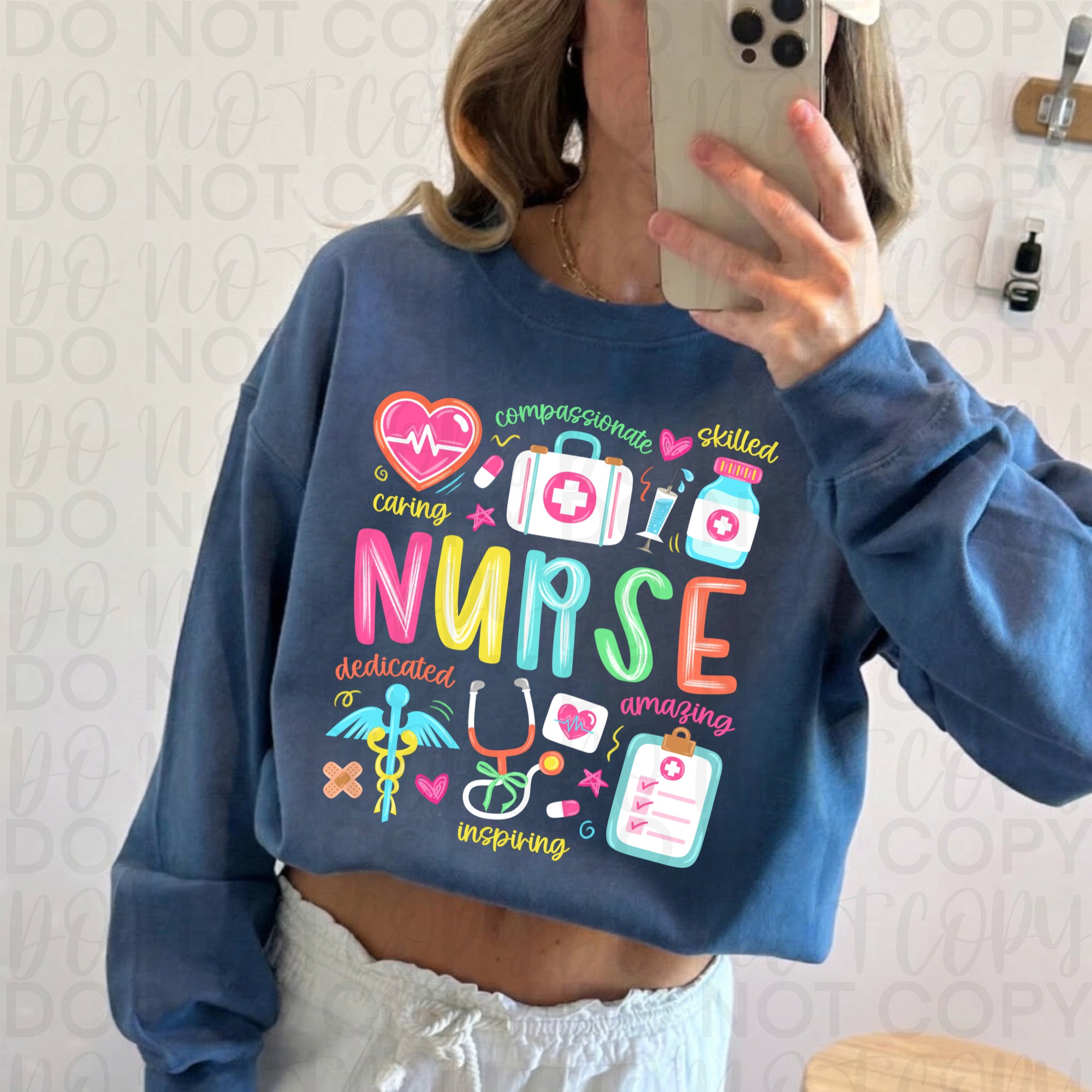 Inspirational Nurse Doodles PNG