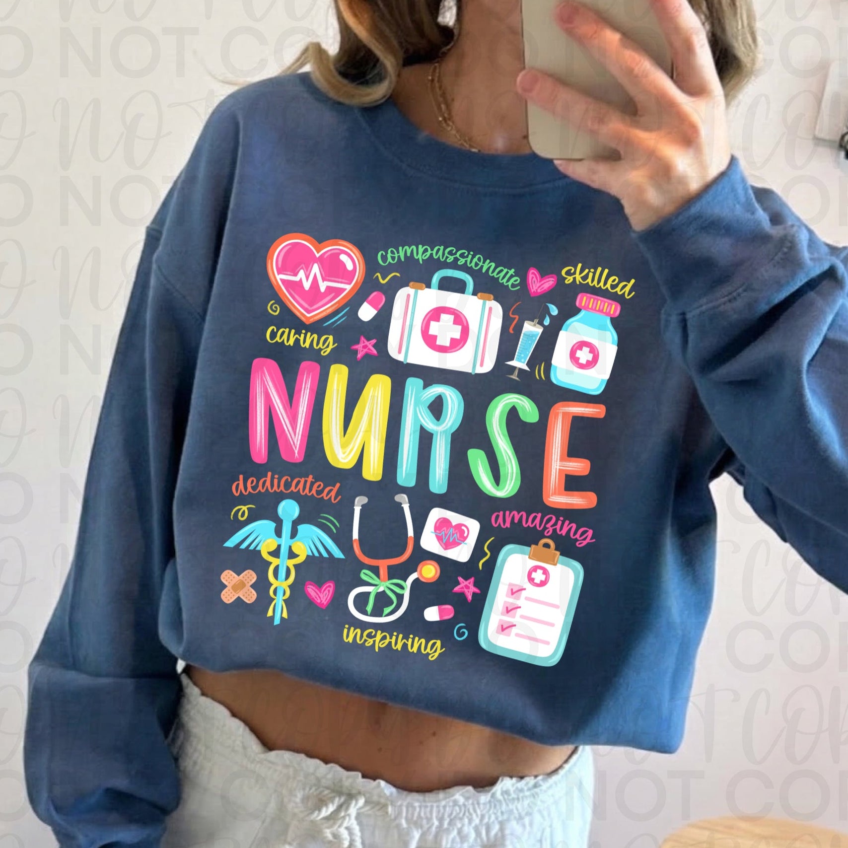 Inspirational Nurse Doodles PNG