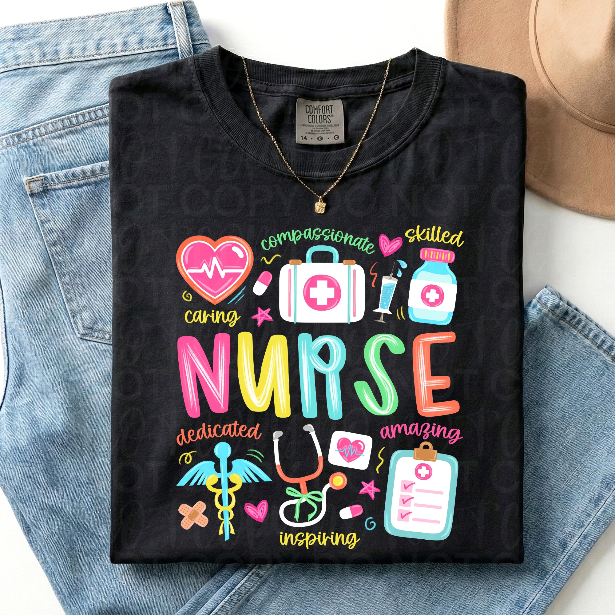 Inspirational Nurse Doodles PNG