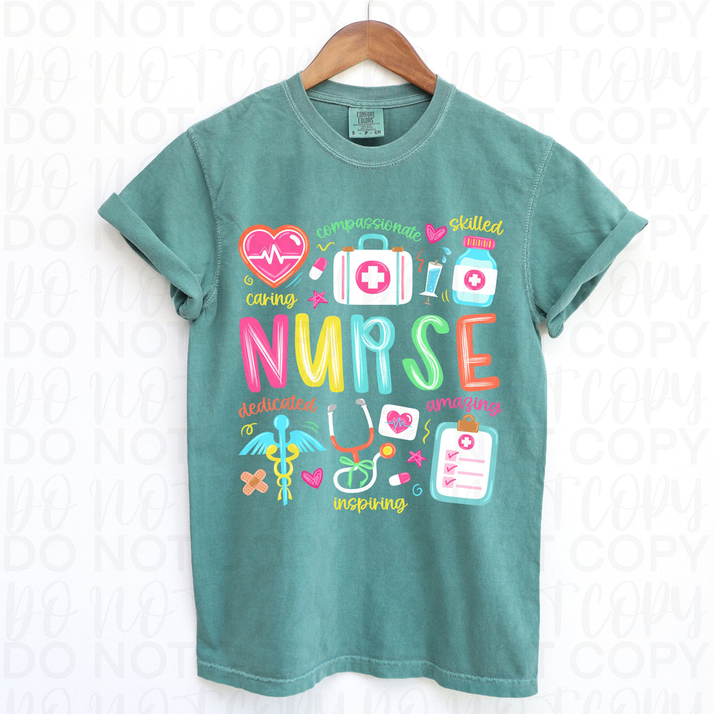 Inspirational Nurse Doodles PNG