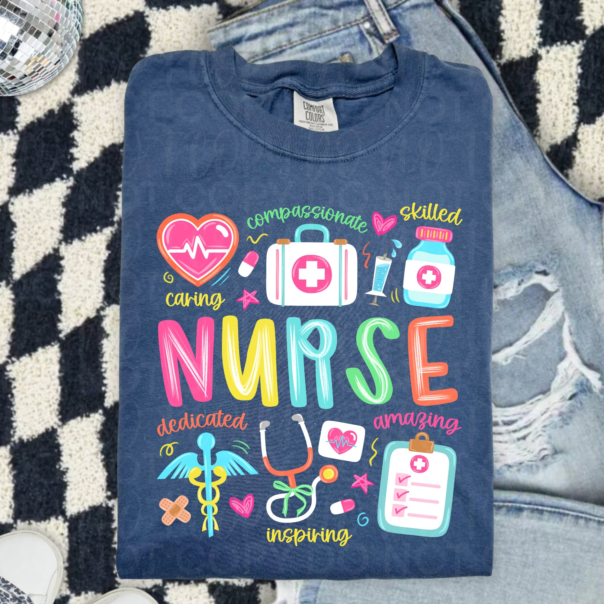 Inspirational Nurse Doodles PNG