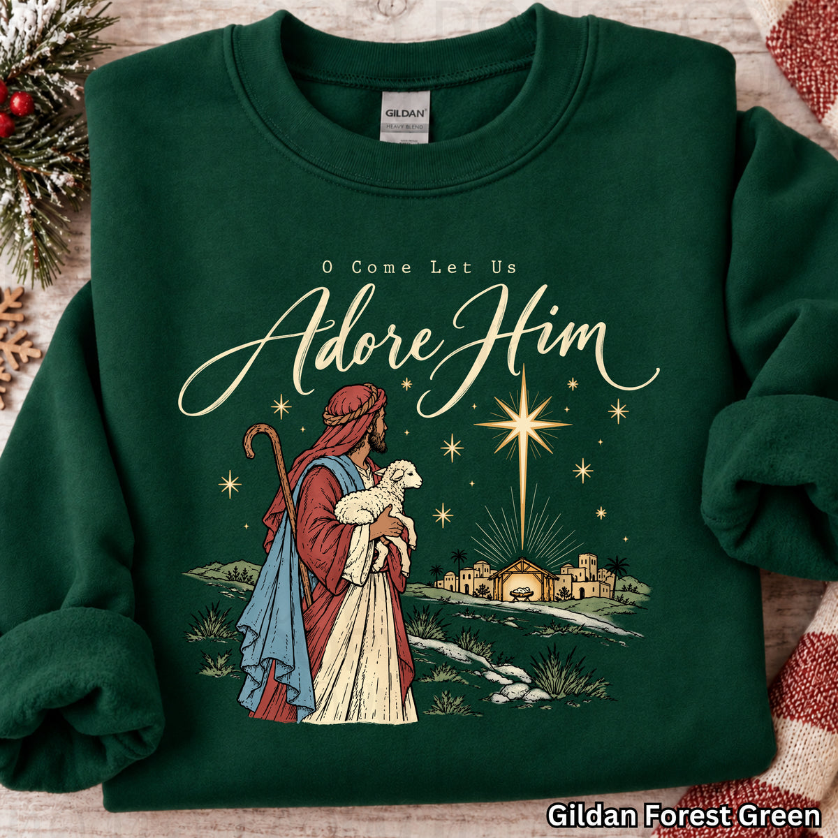 O Come Let Us Adore Him PNG