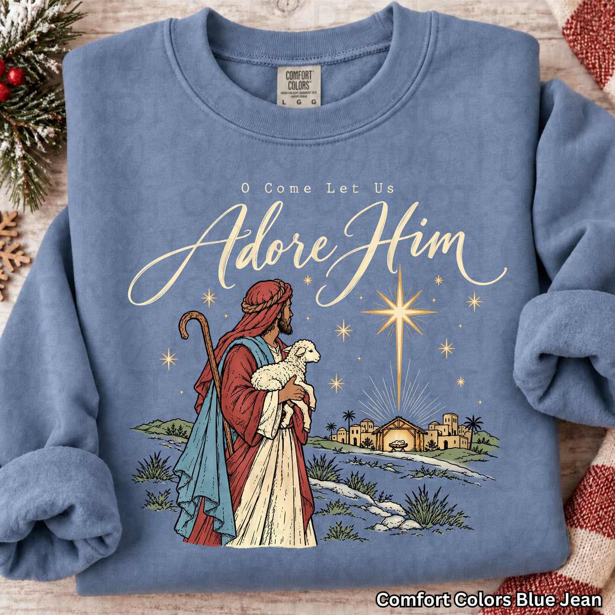 O Come Let Us Adore Him PNG