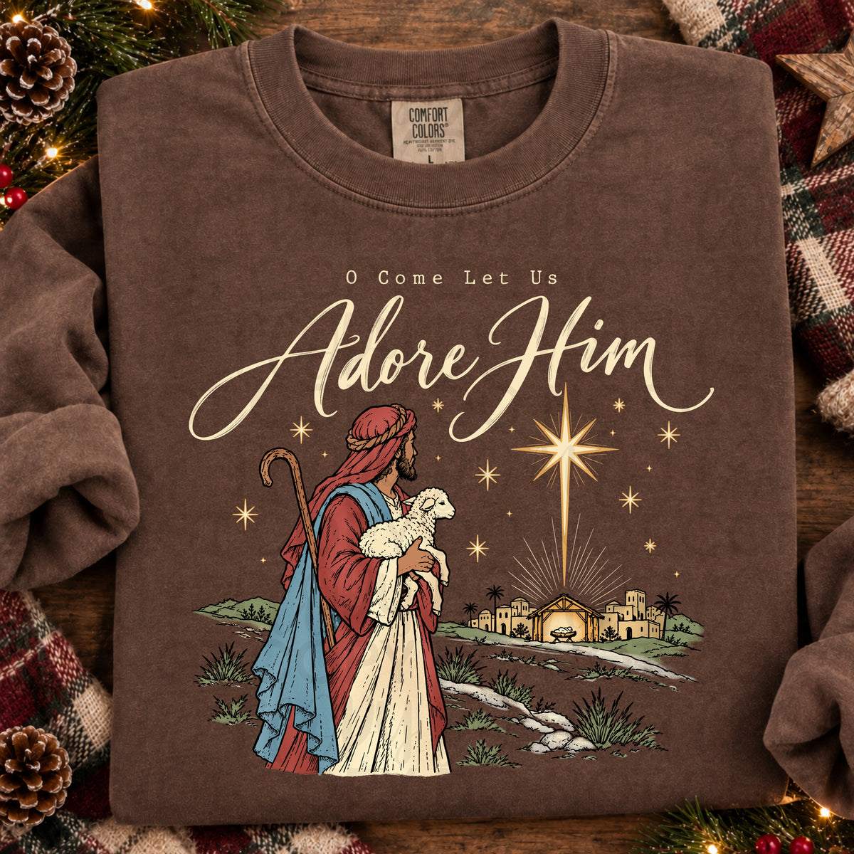 O Come Let Us Adore Him PNG