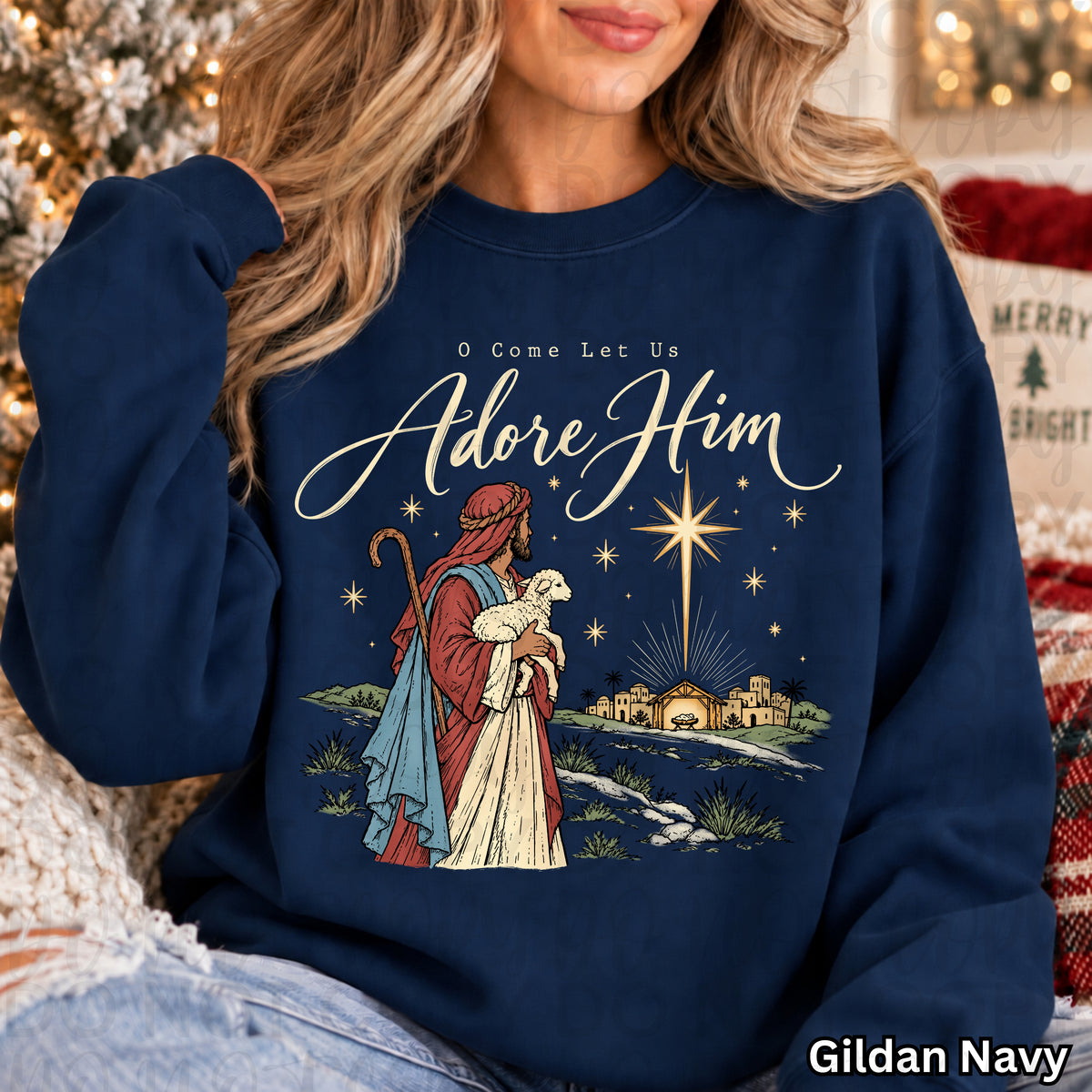 O Come Let Us Adore Him PNG