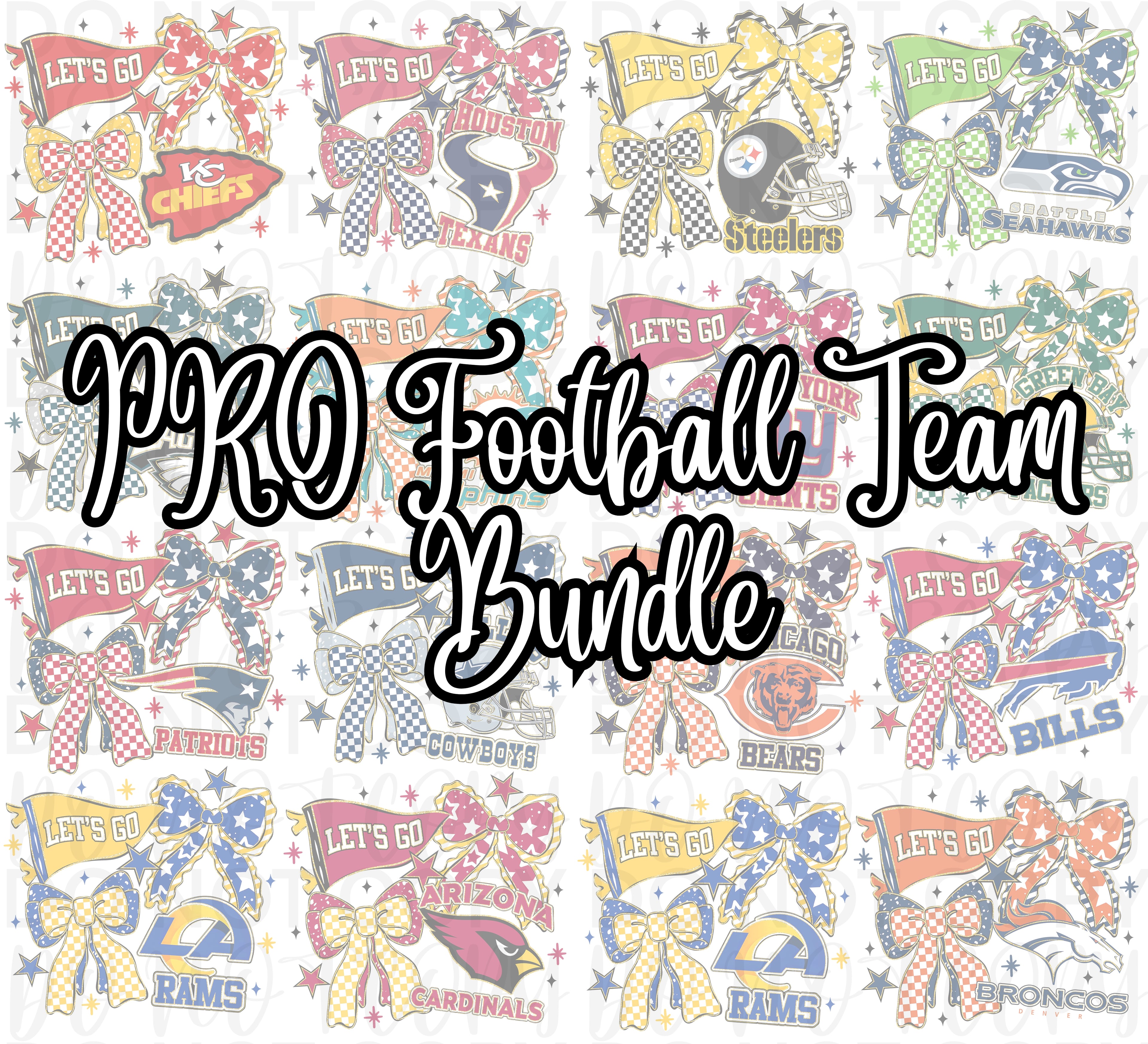 Pro Football Team Drive ALL TEAMS