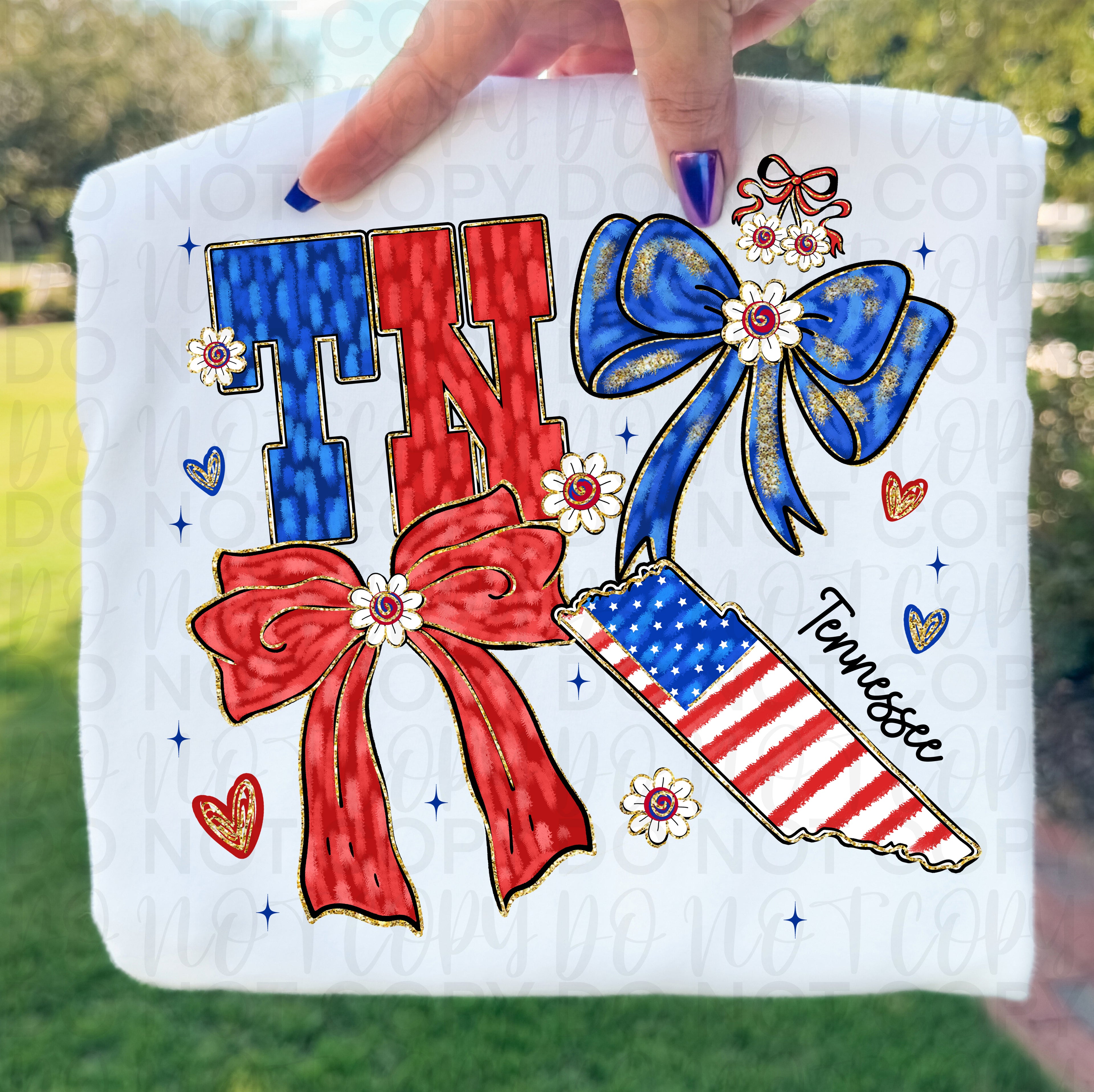 Patriotic Tennessee Coquette PNG