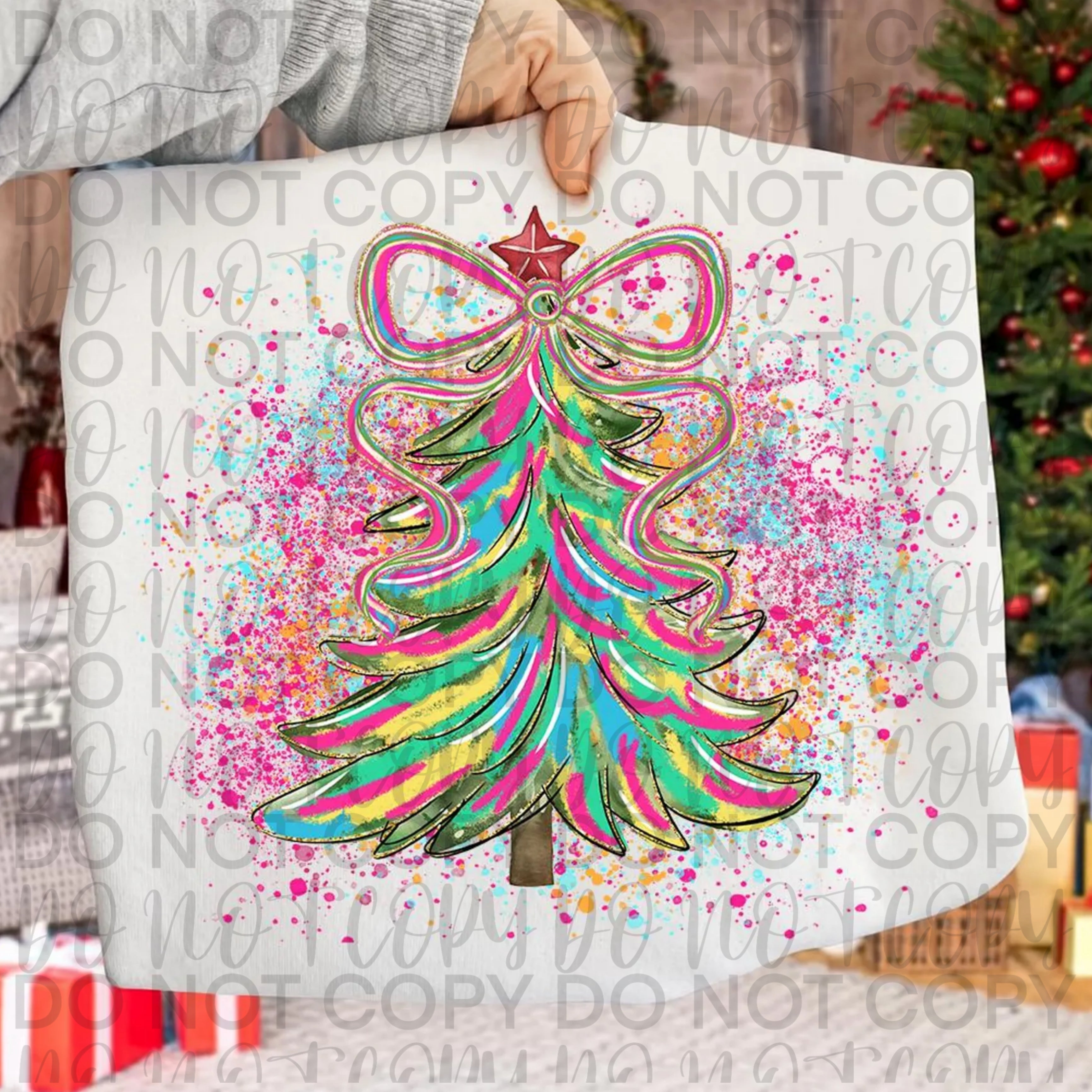 Preppy Christmas Tree PNG