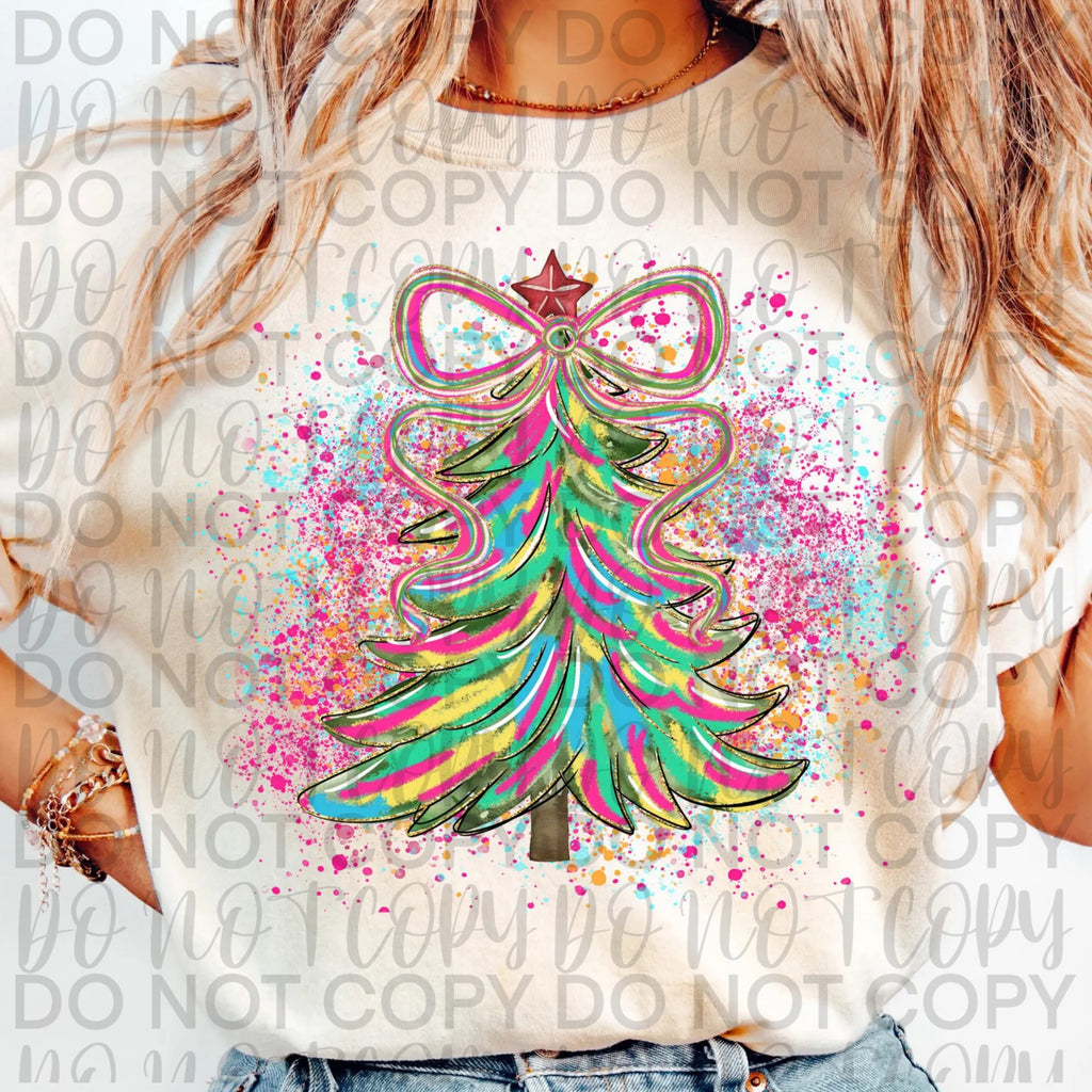 Preppy Christmas Tree PNG