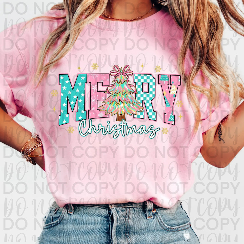 Preppy Merry Christmas PNG