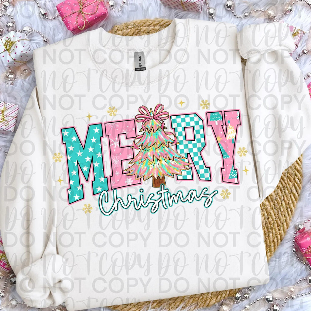 Preppy Merry Christmas PNG