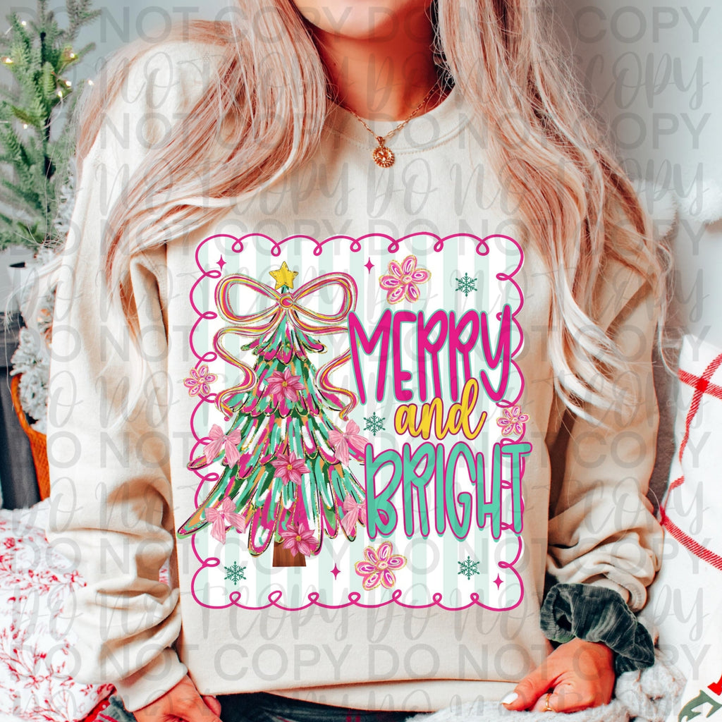 Merry And Bright Panel PNG