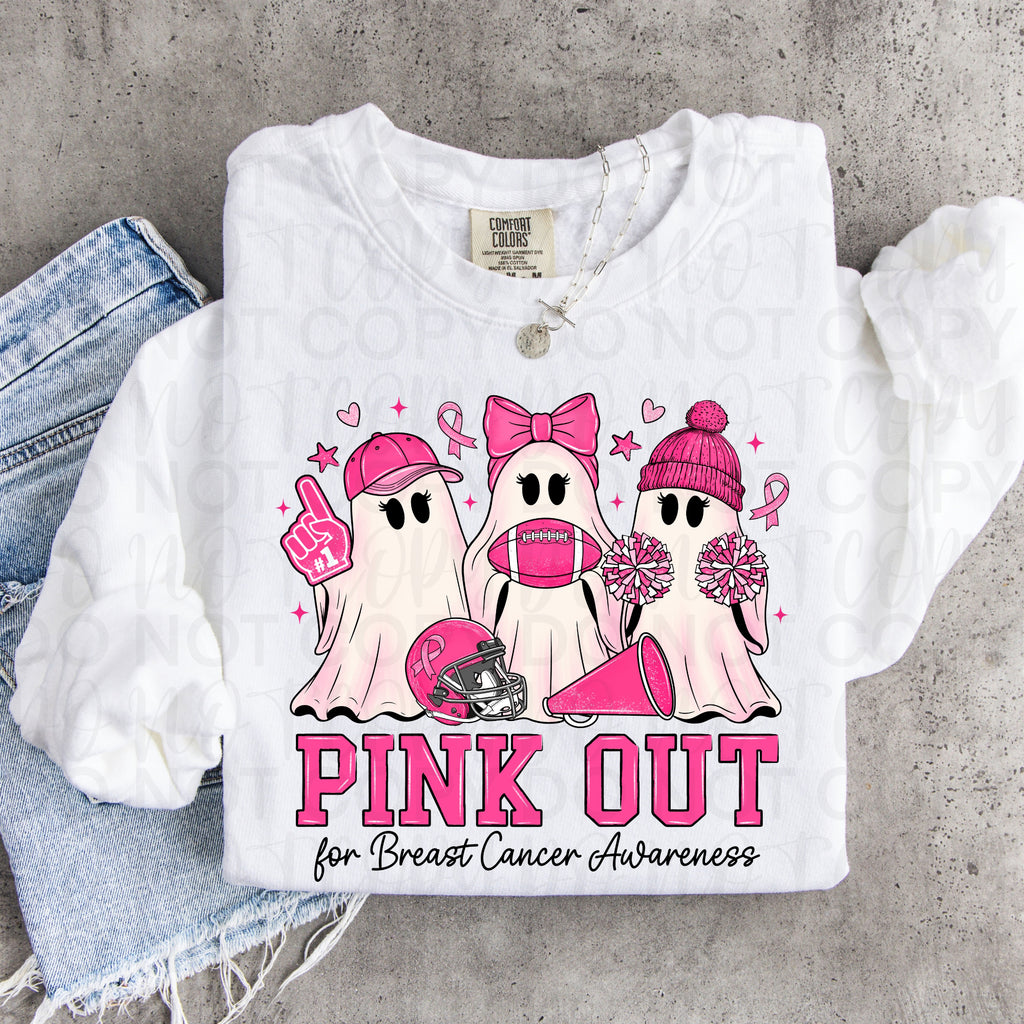 Pink Out Ghosts PNG