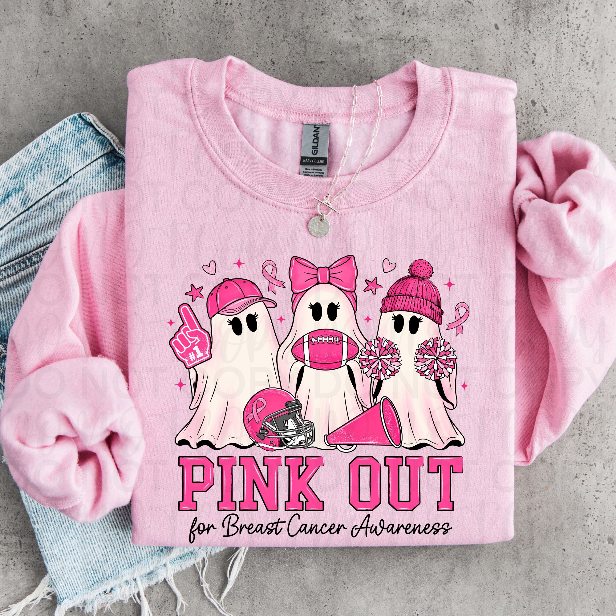 Pink Out Ghosts PNG